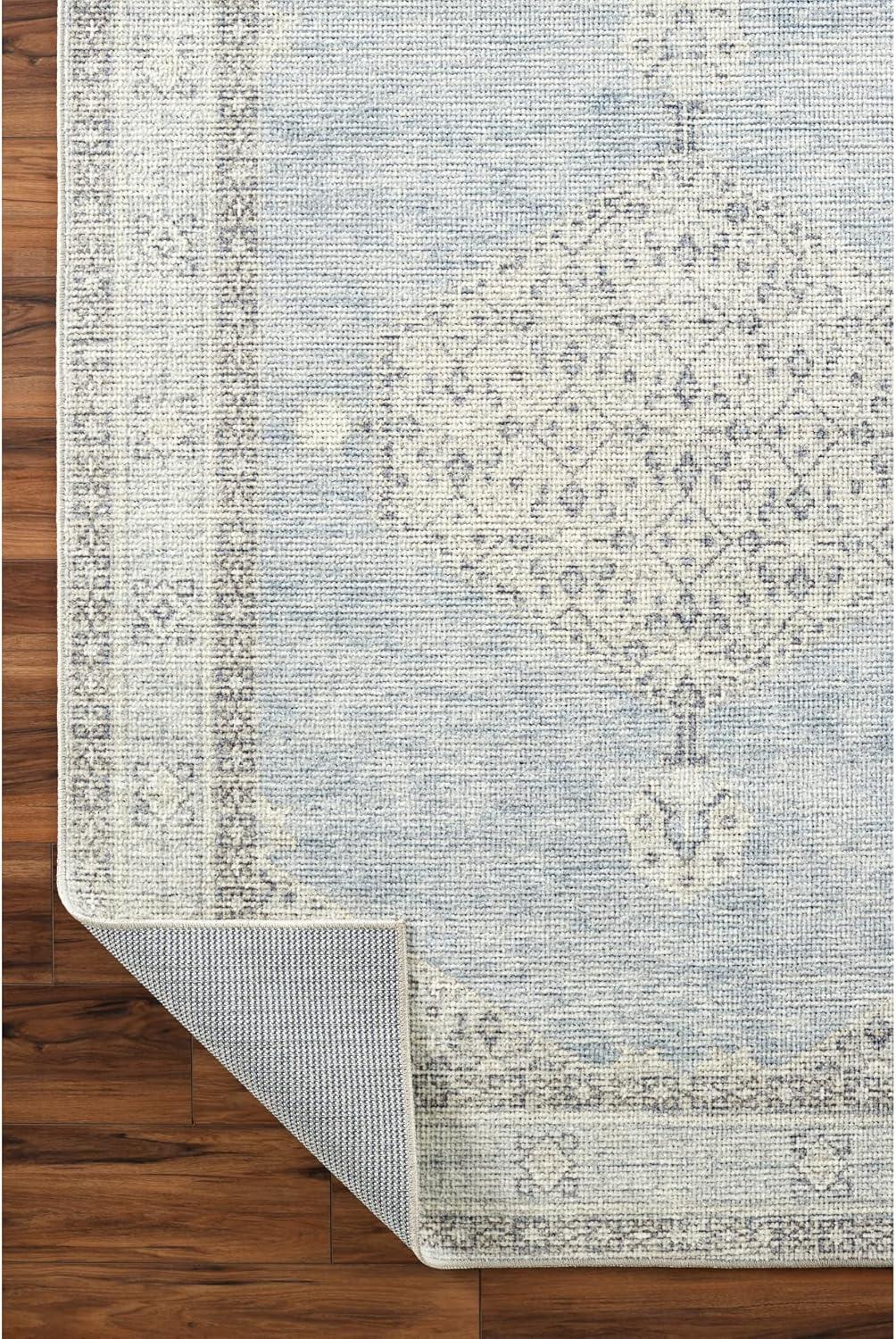 Becki Owens x Livabliss Lila Oriental Dusty Blue Area Rug