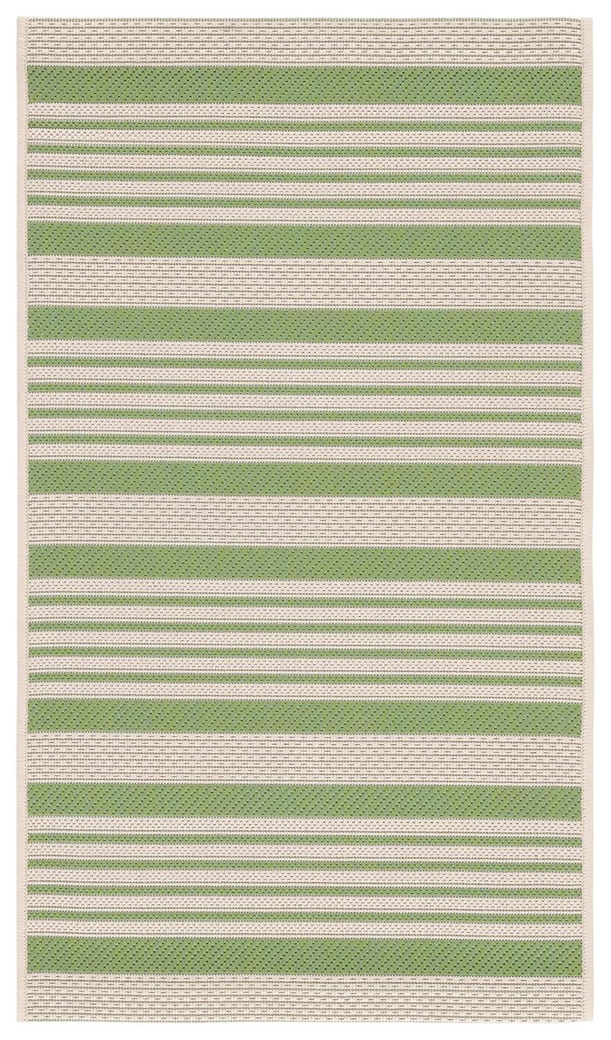 Courtyard CY6062 Power Loomed Indoor/Outdoor Accent Rug - Green/Beige - 2'x3'7" - Safavieh.