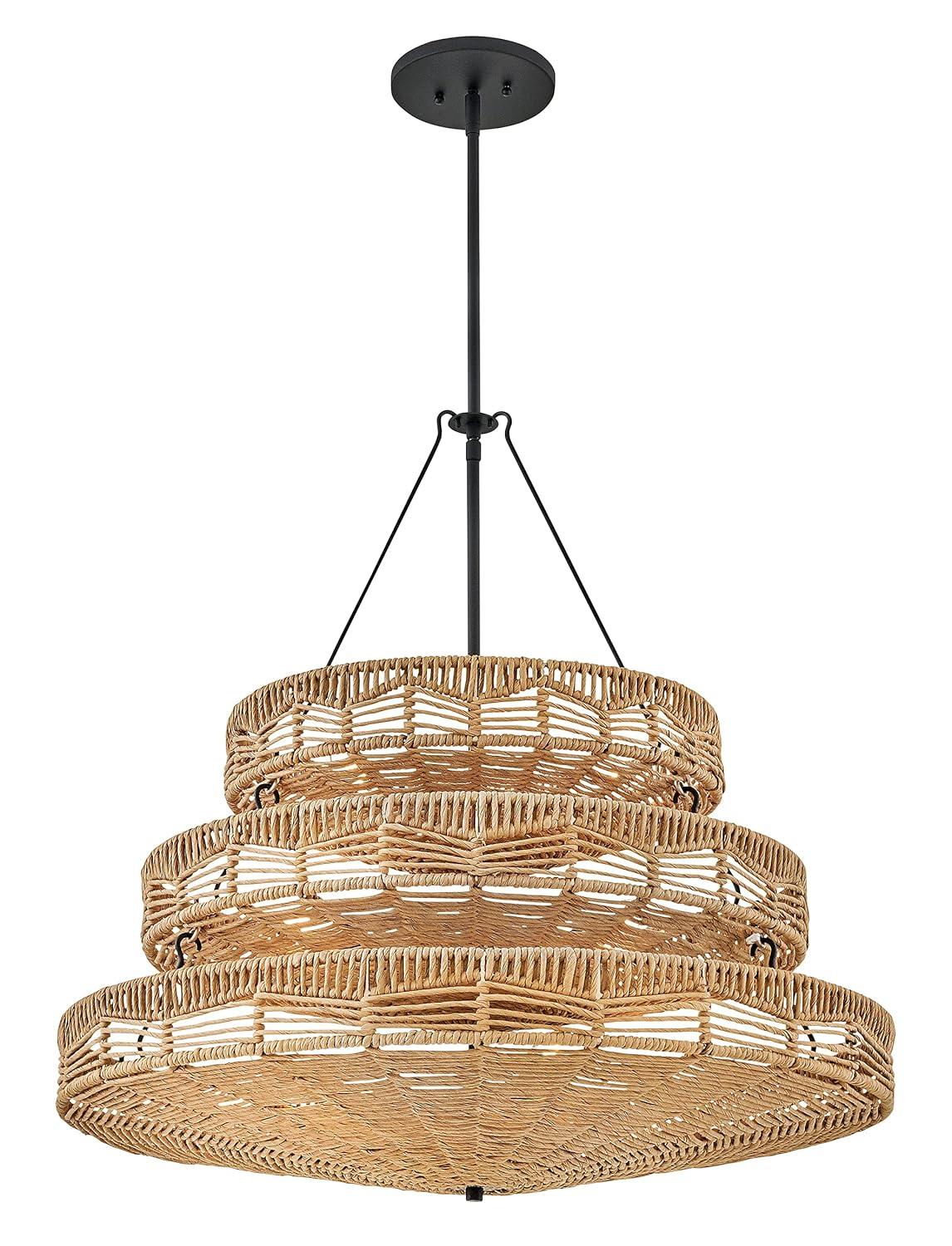 13 - Light Unique Tiered Chandelier