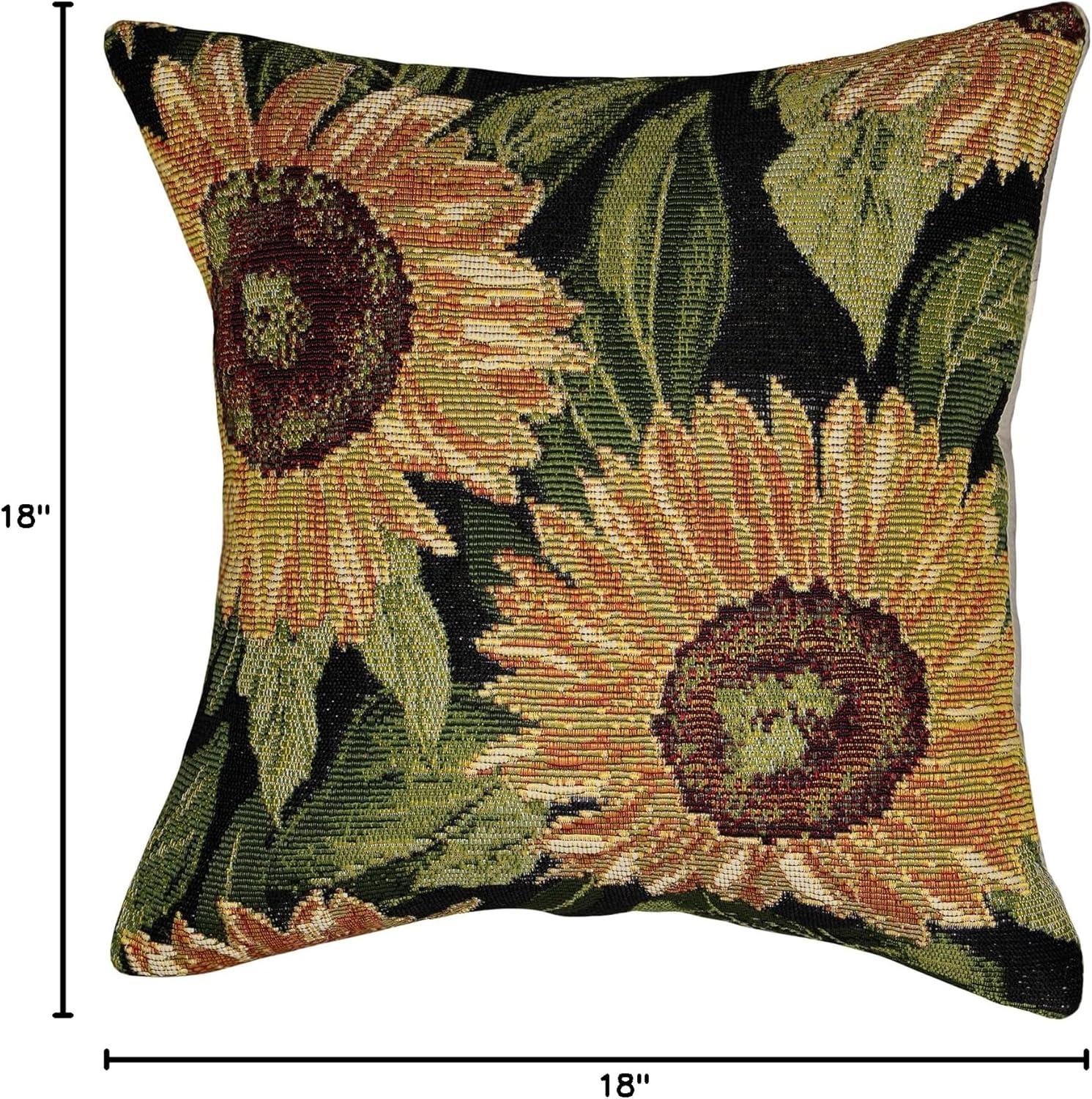 Liora Manne Floral Indoor/Outdoor Throw Pillow