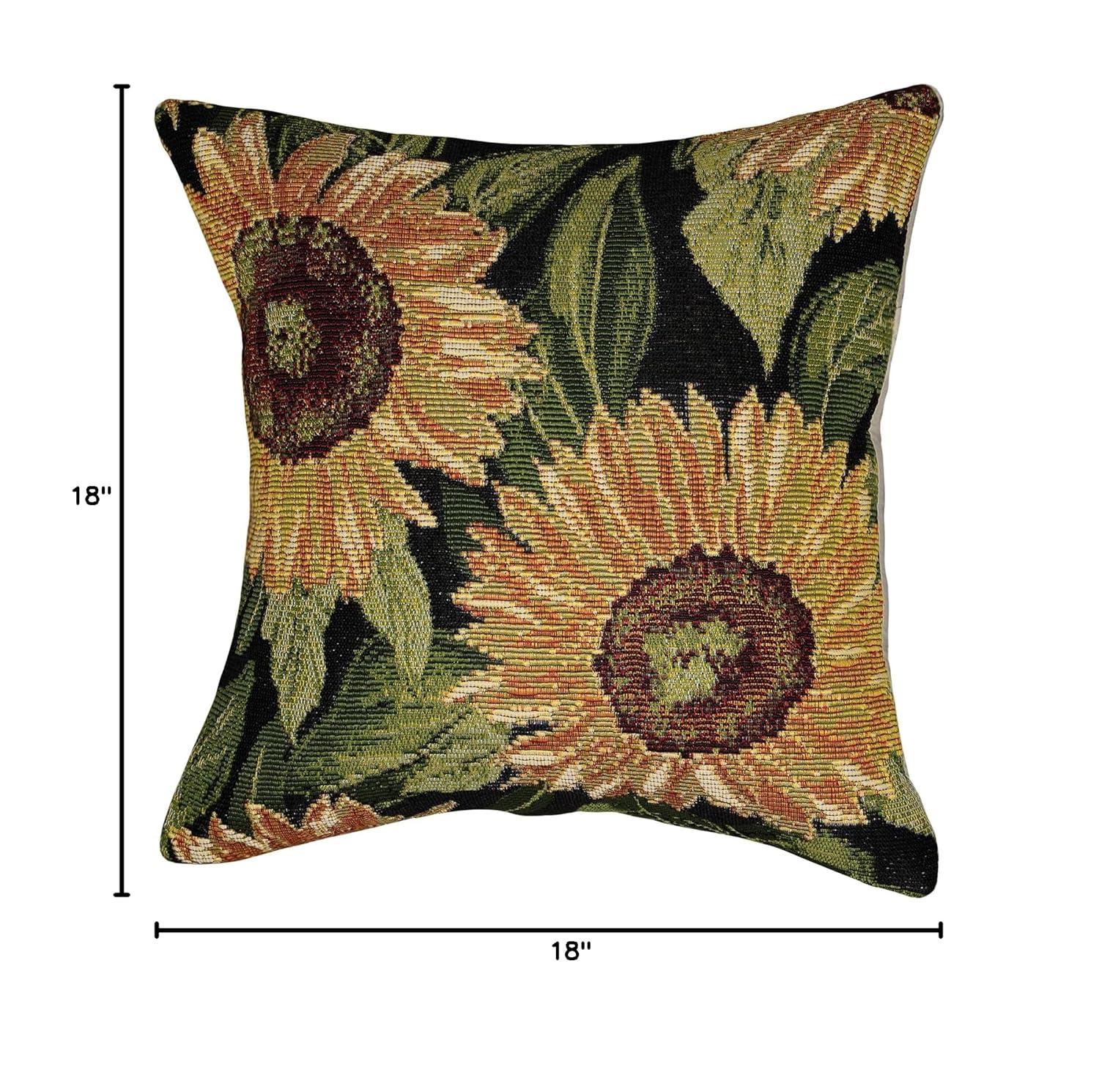 Liora Manne Floral Indoor/Outdoor Throw Pillow