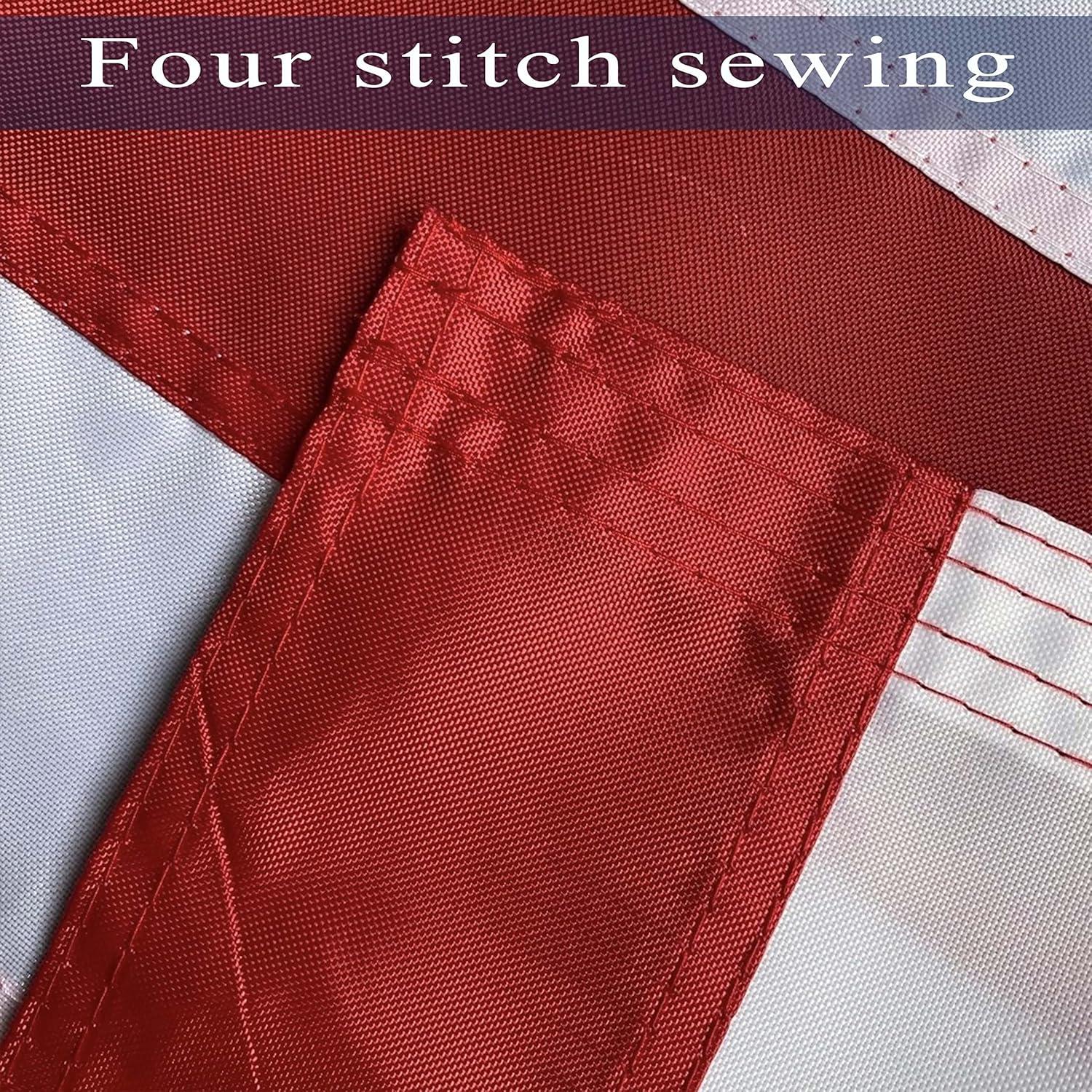 American flag USA flag 3x5FT-Embroidered Stars Flag Double Stitched Sewn Stripes Outdoors Indoors Heavy Duty flag Brass Grommets Banner