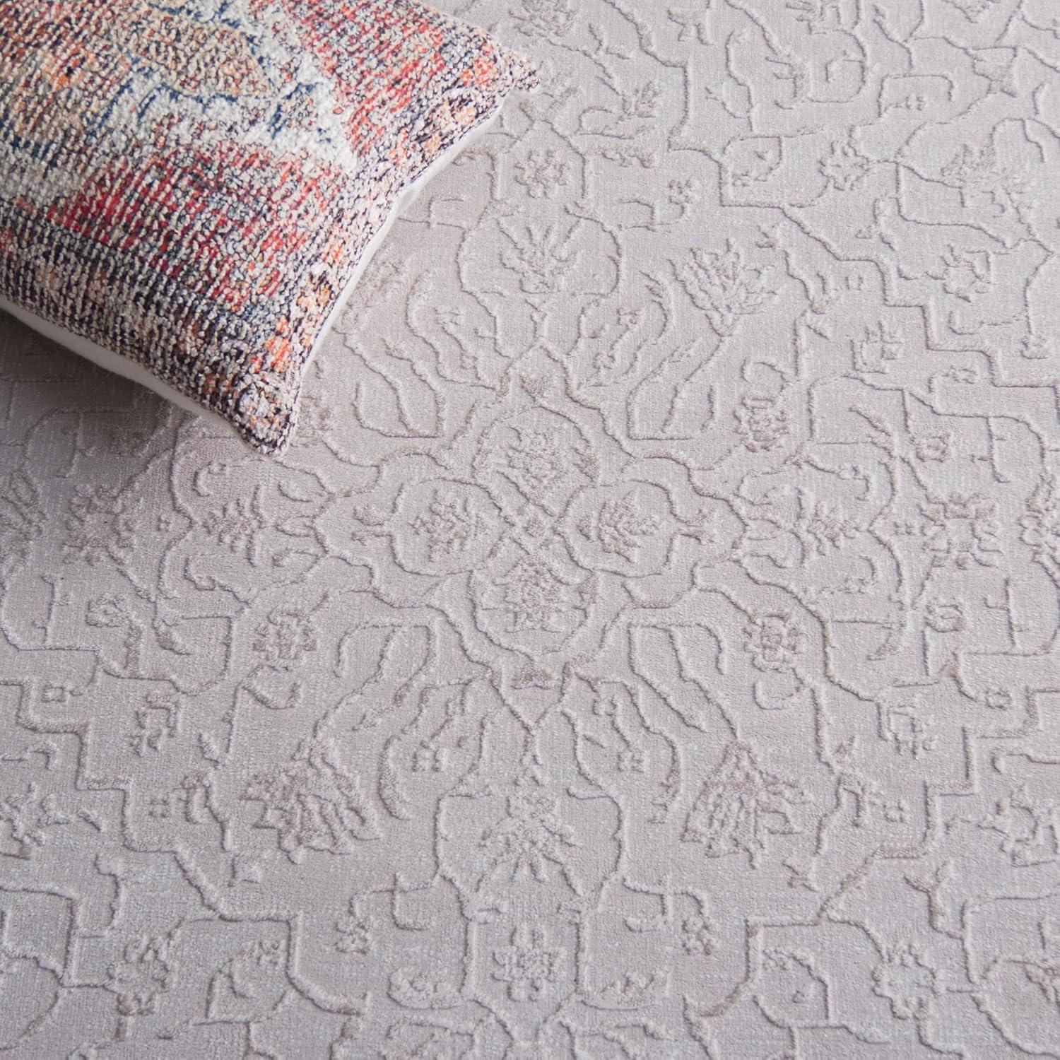 Reflection RFT670 Power Loomed Indoor Area Rug - 10'x14' - Creme/Ivory - Safavieh