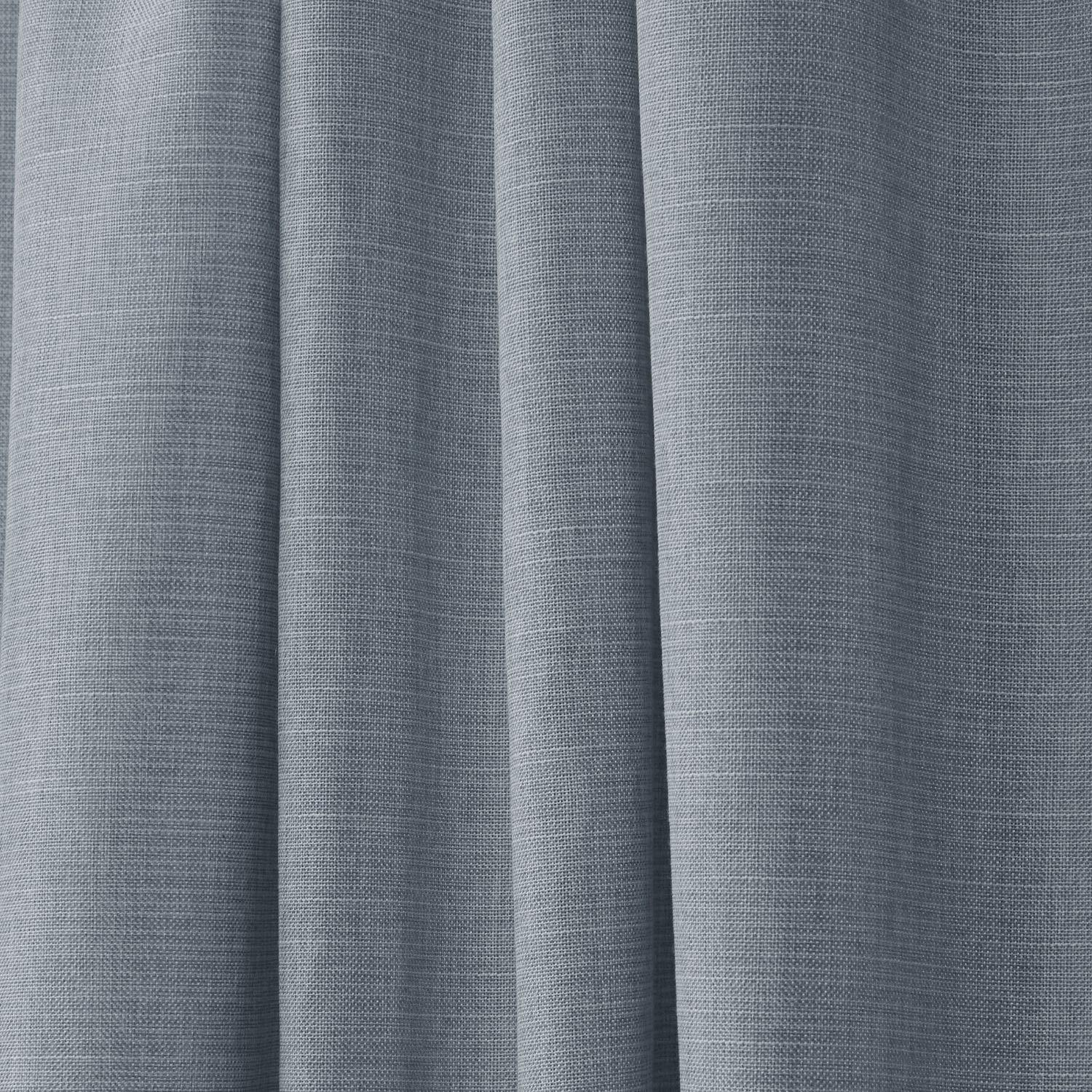 Nicole Miller Nicole Miller Faux Linen Slub Textured Hidden Tab/Rod Pocket Top Light Filtering Curtain Panel Pair (Set of 2)