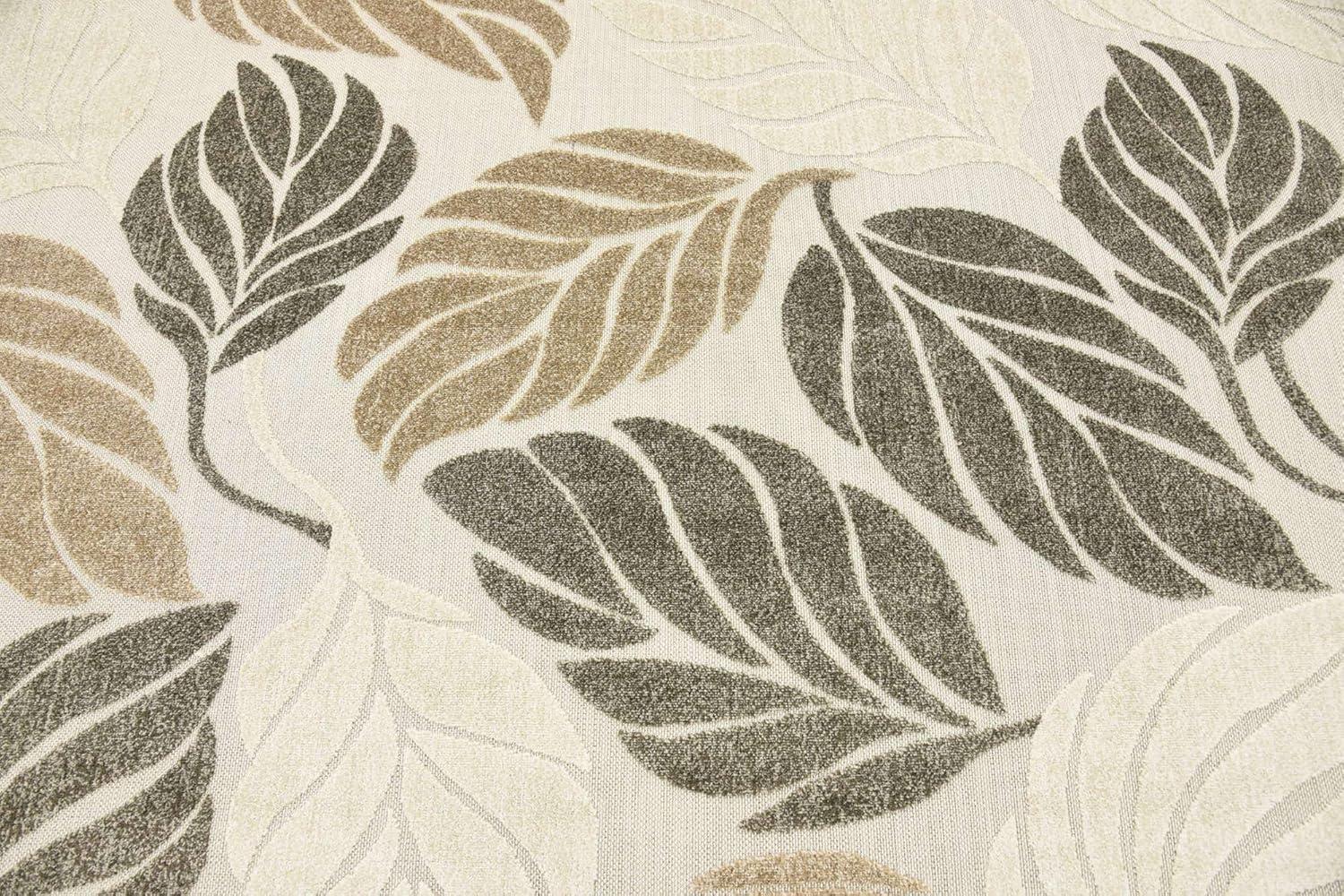 Unique Loom 8' 0 x 10' 0 Gray Outdoor Botanical Augusta Area Rug