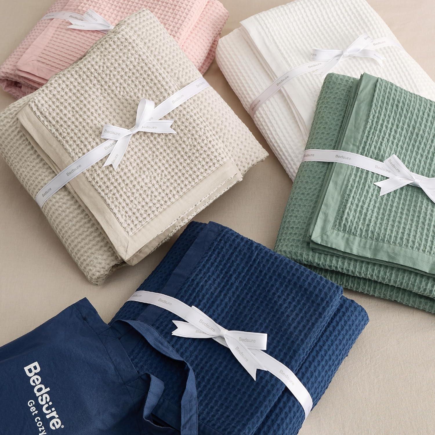 Bedsure Bedsure 100% Cotton Waffle Weave Duvet Cover