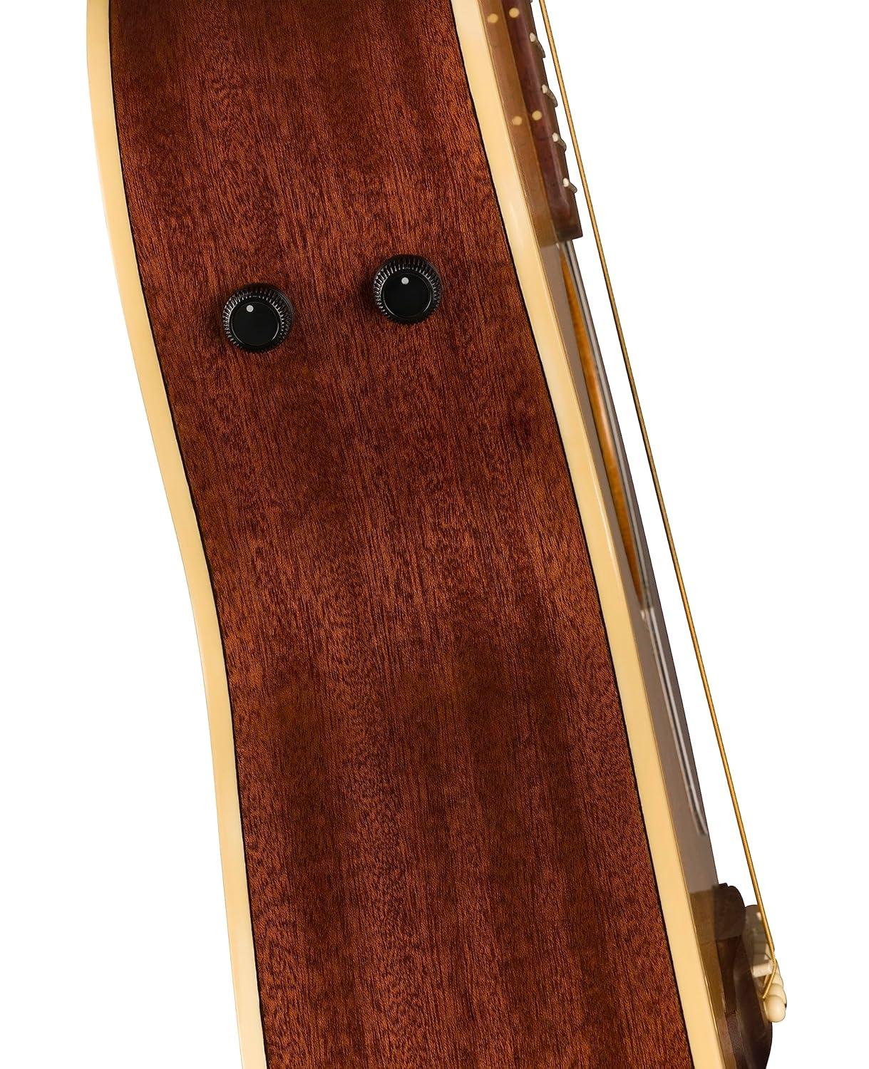 Fender Newporter Player Auditorium Size Acoustic Electric Guitar, Natural