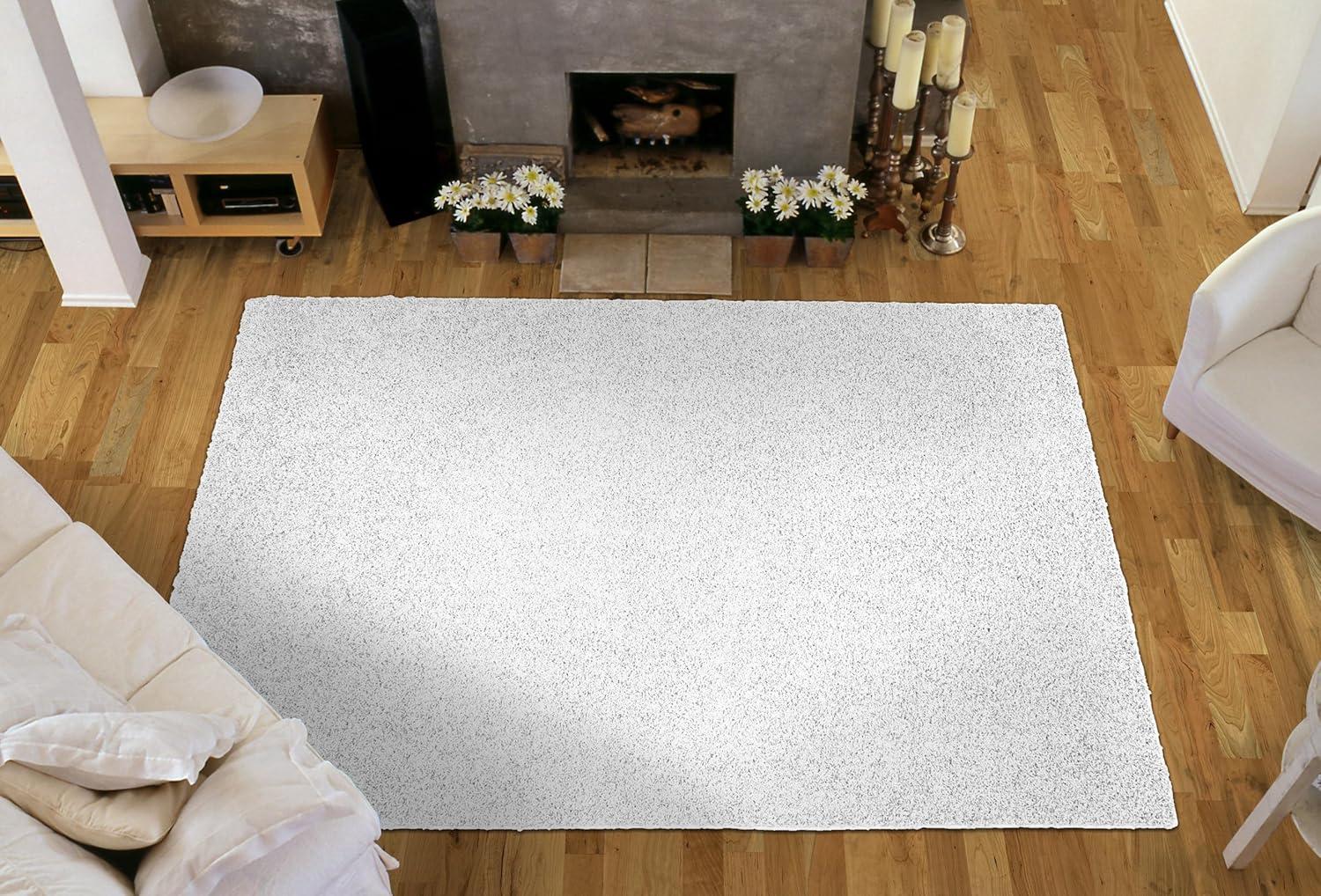 Garland Rug Southpointe Shag 9 ft. x 12 ft. Area Rug White