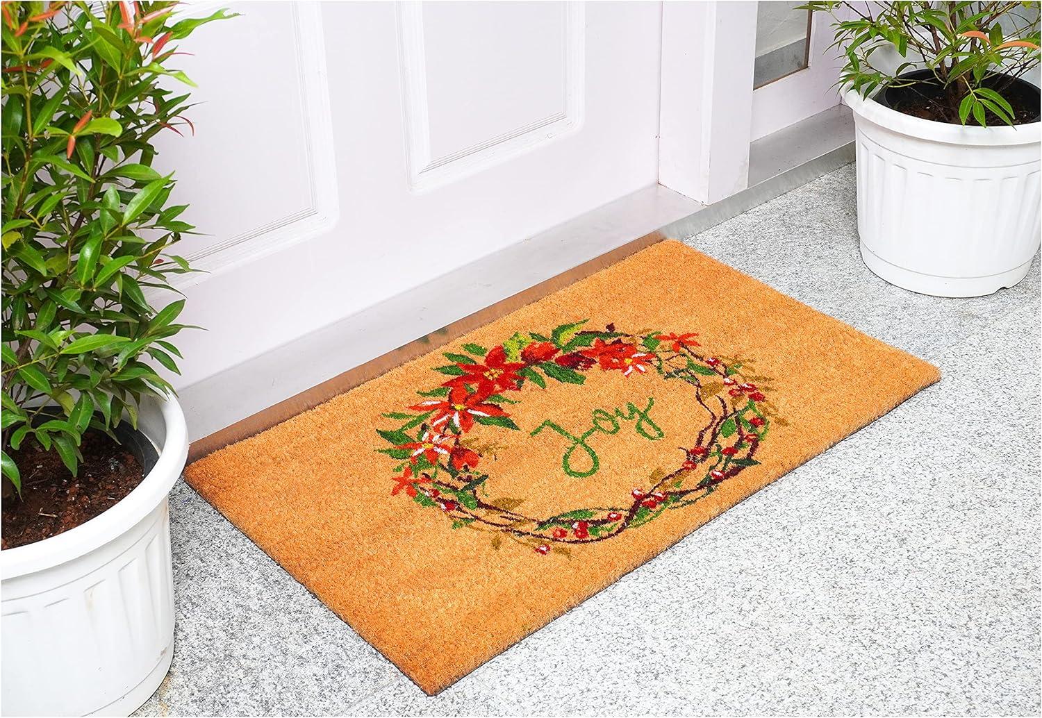 Calloway Mills 107552436 24 x 36 in. Christmas Joy Doormat - Multi Color