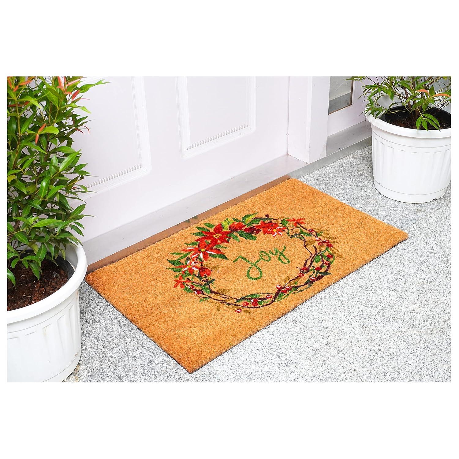 Calloway Mills 107552436 24 x 36 in. Christmas Joy Doormat - Multi Color