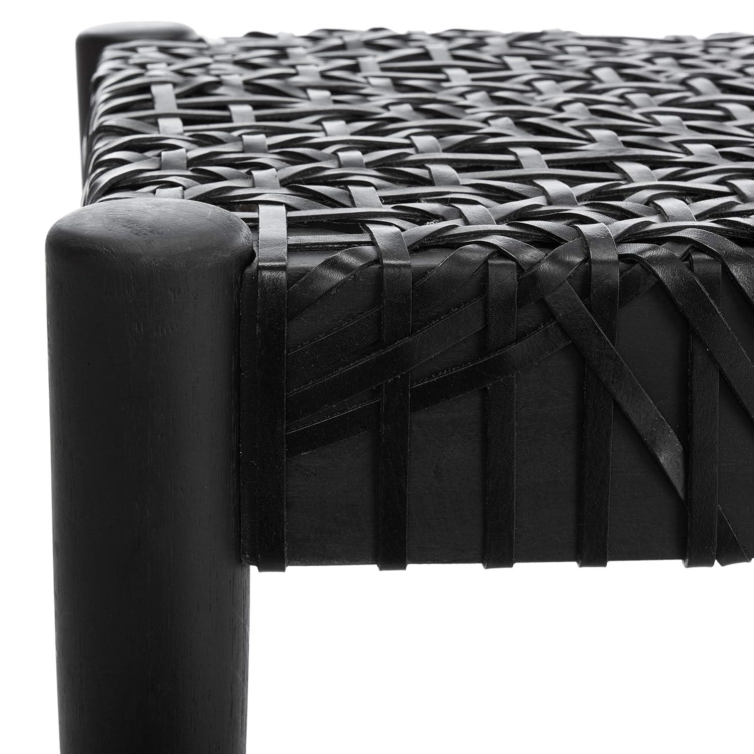 Kazbah 47" Genuine Leather Bench