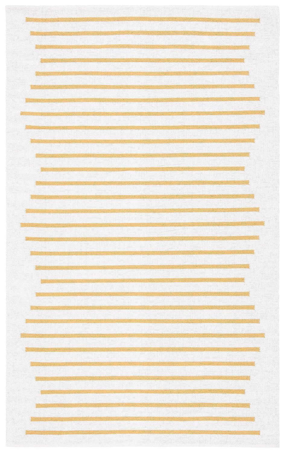Montauk MTK313 Hand Woven Indoor Accent Rug - Ivory/Gold - 4'x6' - Safavieh
