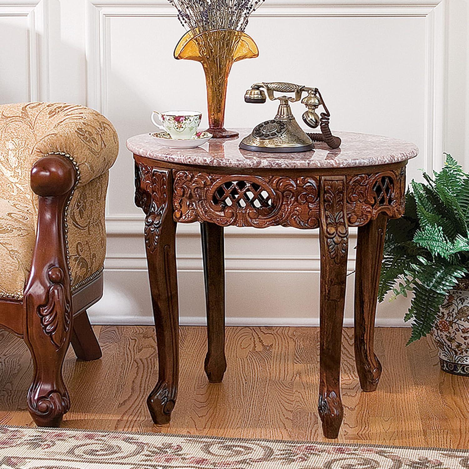 Chantret Marble Top End Table