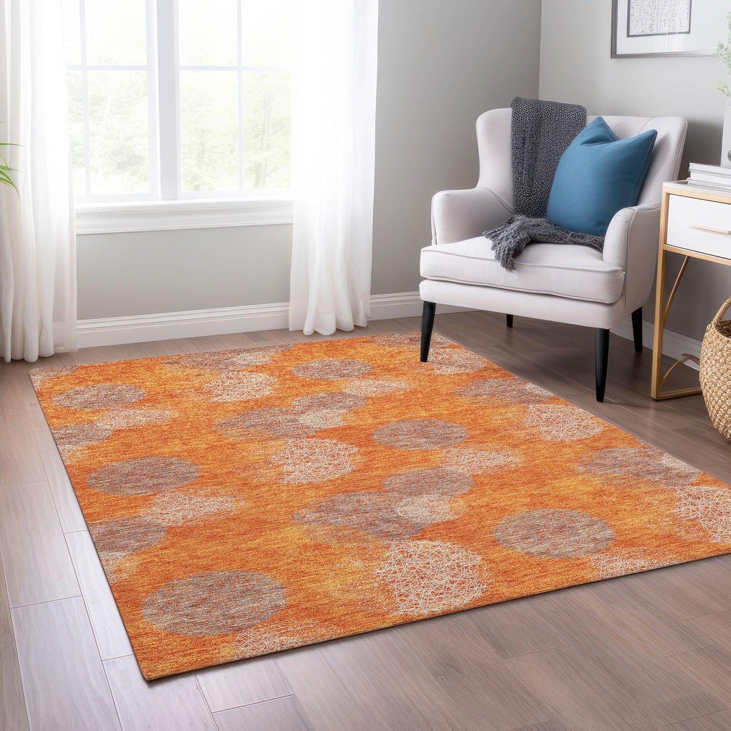 Chayden Washable Geometric Indoor / Outdoor Rug