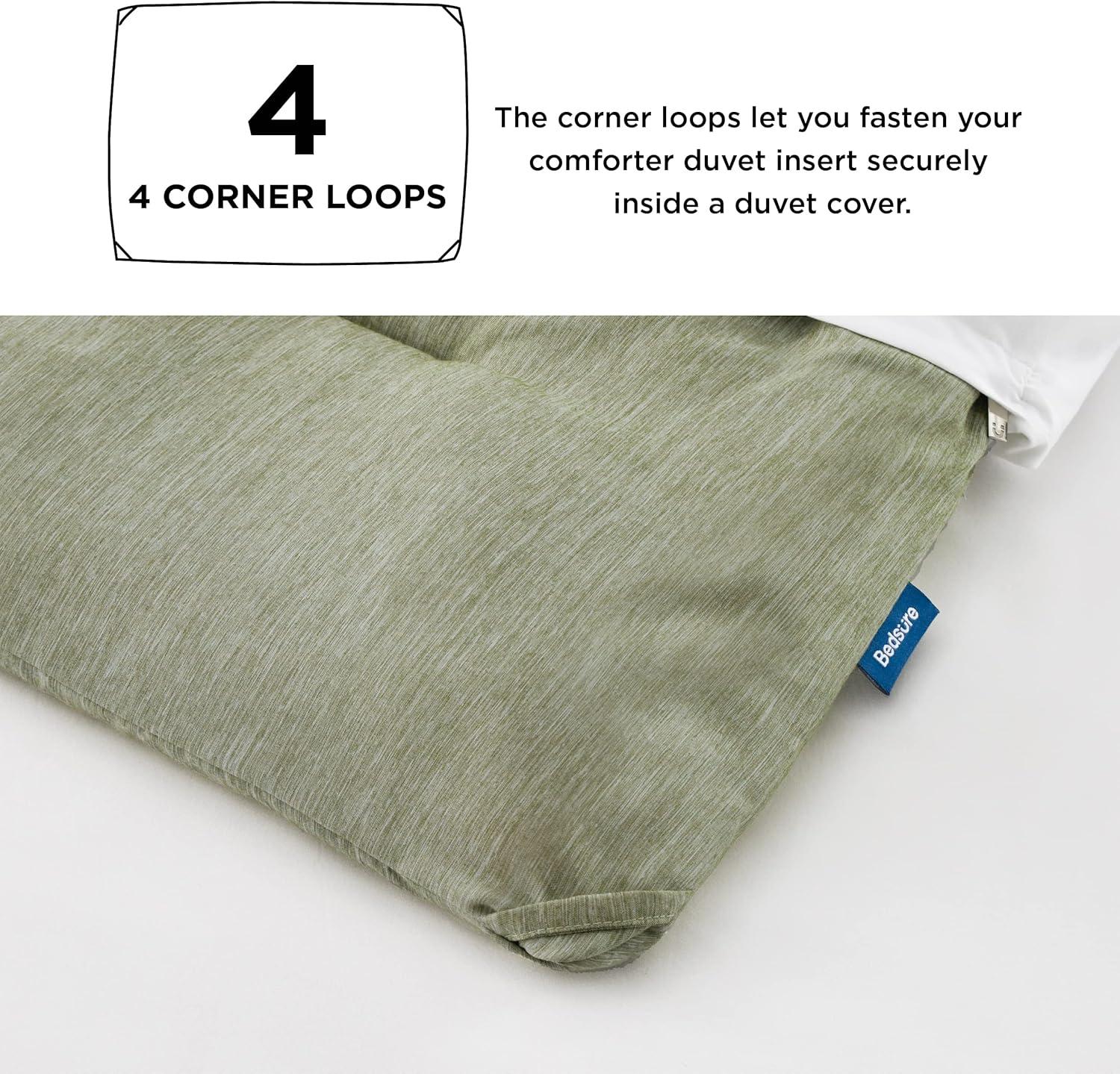 Bedsure Bedsure Cationic Dyed Comforter Set Dorm Bedding