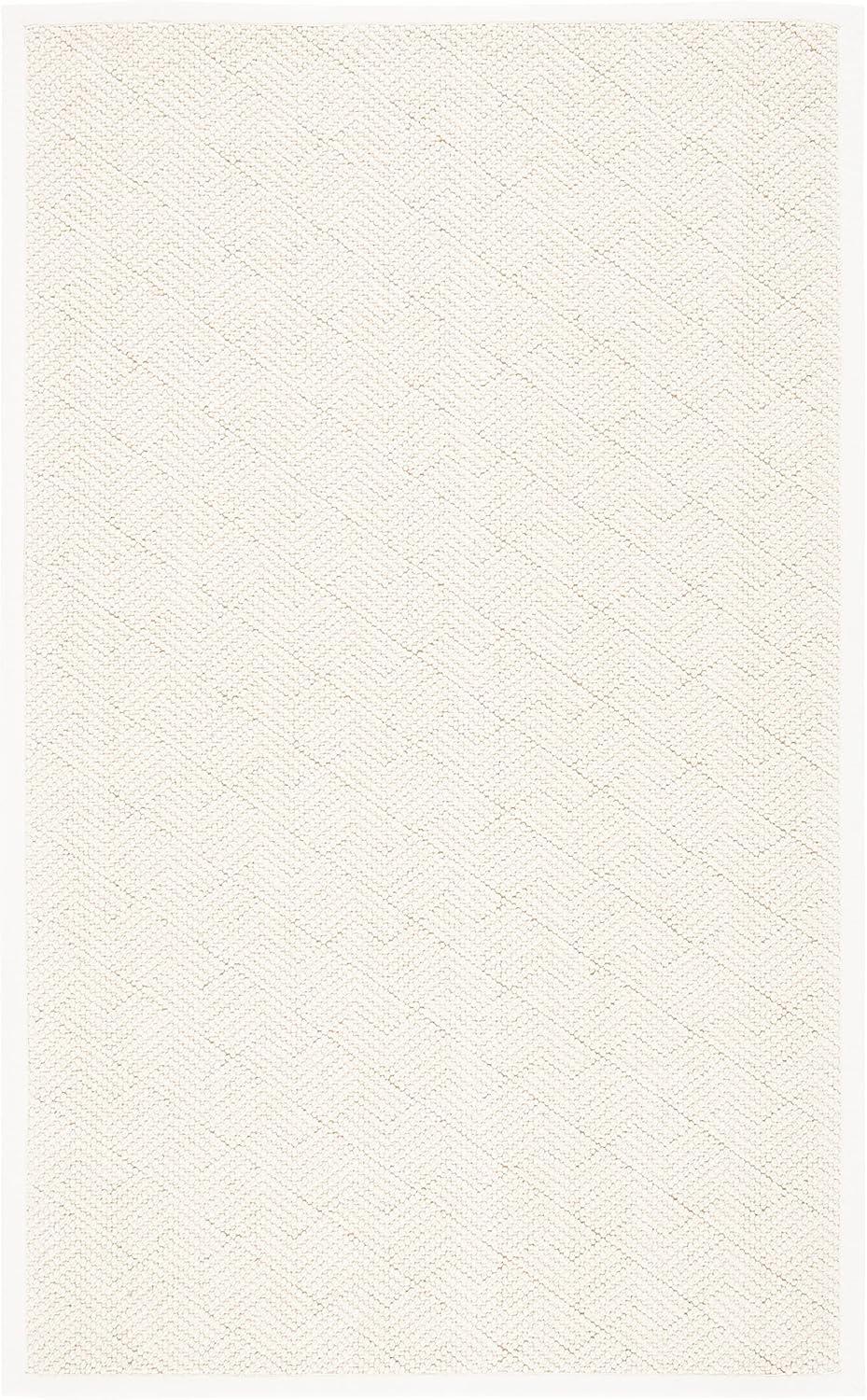 SAFAVIEH Natural Fiber Thaddeus Geometric Area Rug, Ivory, 3' x 5'