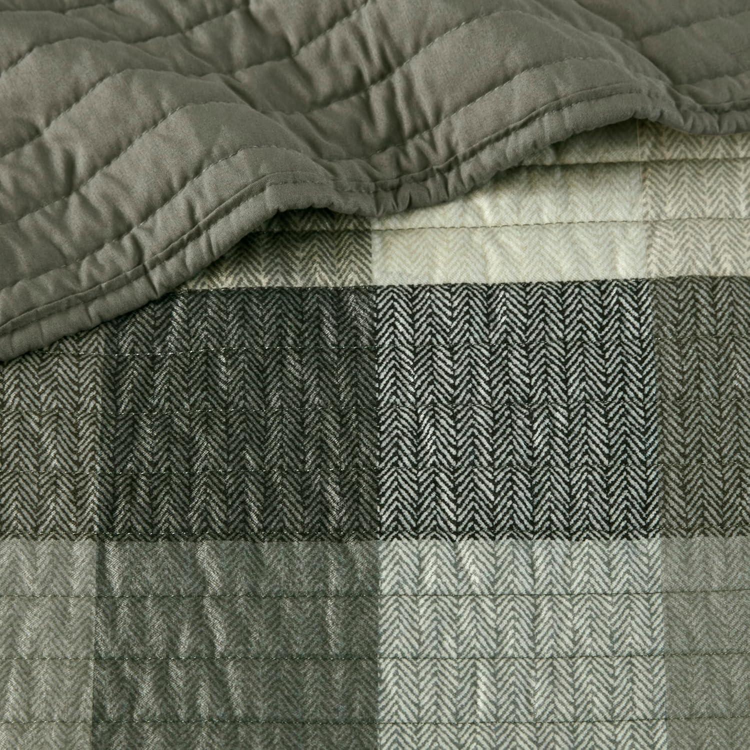 Ridge 3 Piece Reversible Plaid Daybed Cover Set