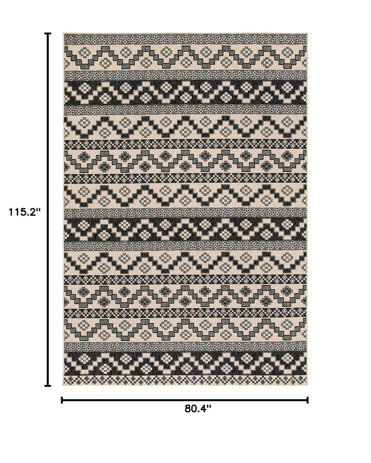 Veranda VER095 Power Loomed Indoor/Outdoor Area Rug - Rust/Red - 6'7"x9'6" - Safavieh.