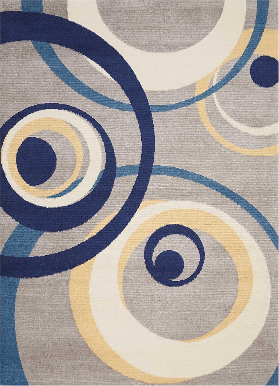 Nourison Grafix Retro Contemporary Geometric Indoor Rug