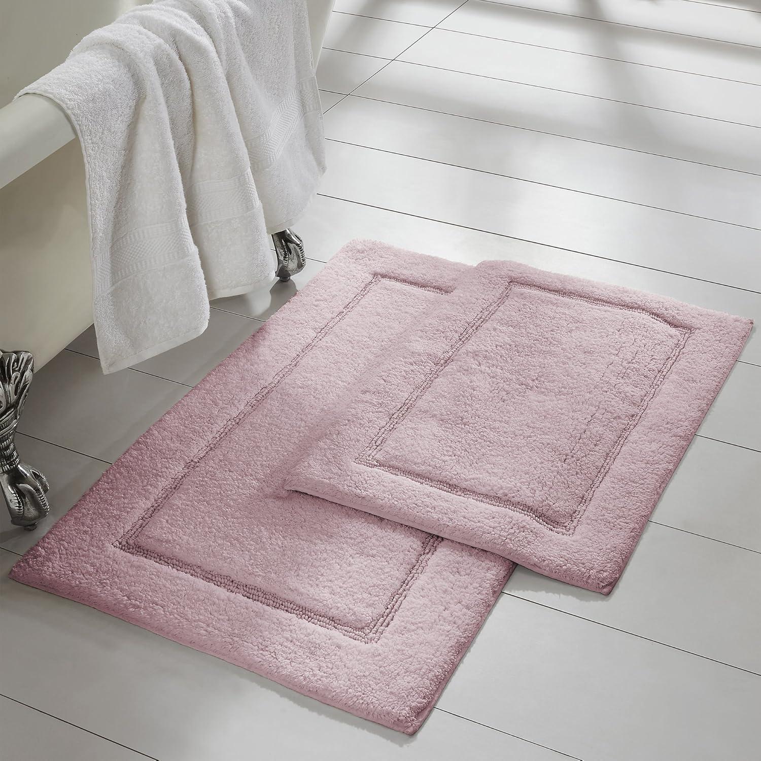 Lundberg 24" Dusty Rose Memory Foam Bath Rug