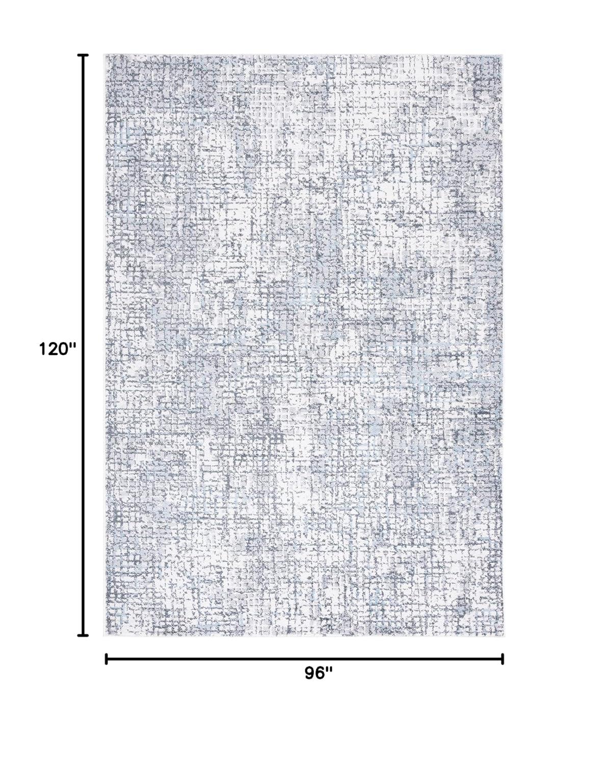 Toscana TOS672 Power Loomed Area Rug - Ivory/Grey - 8'x10' - Safavieh.