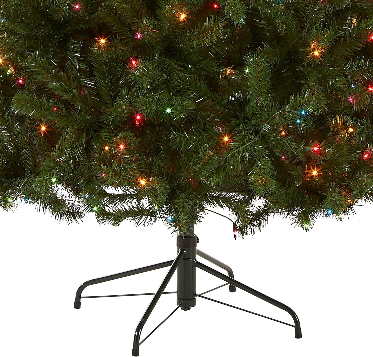 Prelit North Valley Spruce Artificial Christmas Tree Multicolor Lights - National Tree Company