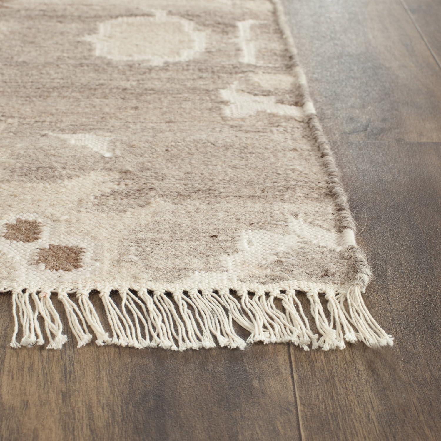 Natural Kilim NKM318 Hand Woven Runner Rug - Grey/Multi - 2'3"x8' - Safavieh.