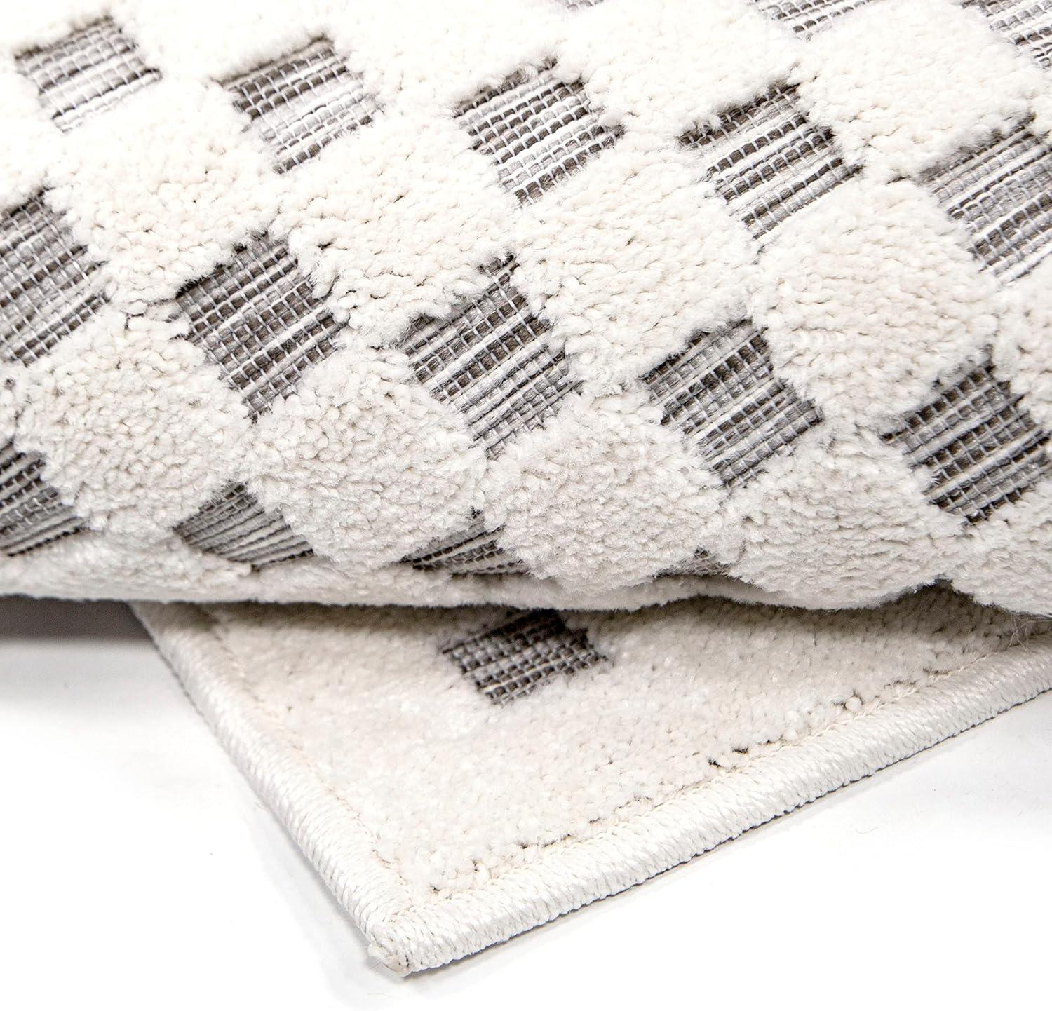 Simply Southern Cottage Lecompte Area Rug, 5' x 7', Grey