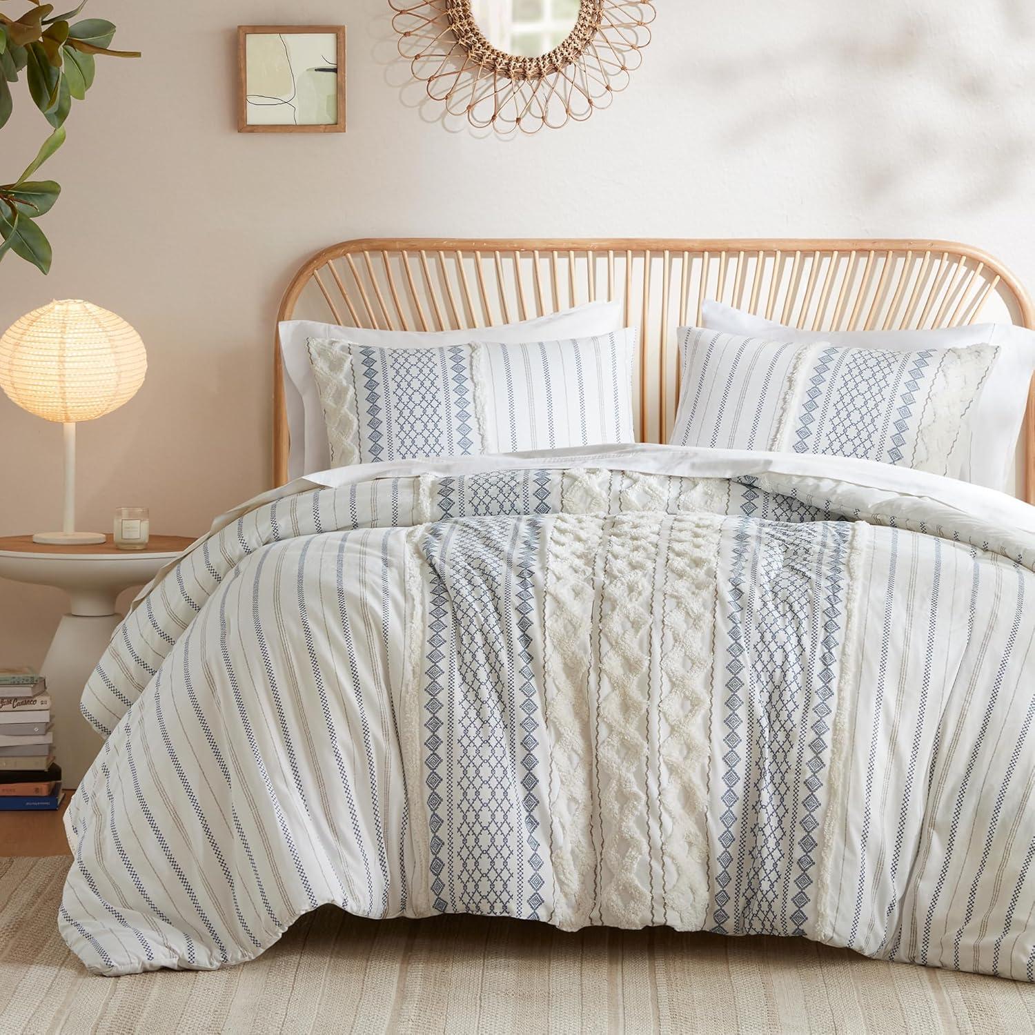 INK+IVY Imani Cotton Printed Duvet Cover Set