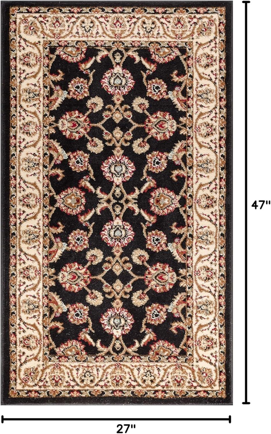 Well Woven Barclay Sarouk Traditional Oriental Panel Green 6'7" x 9'6" Area Rug