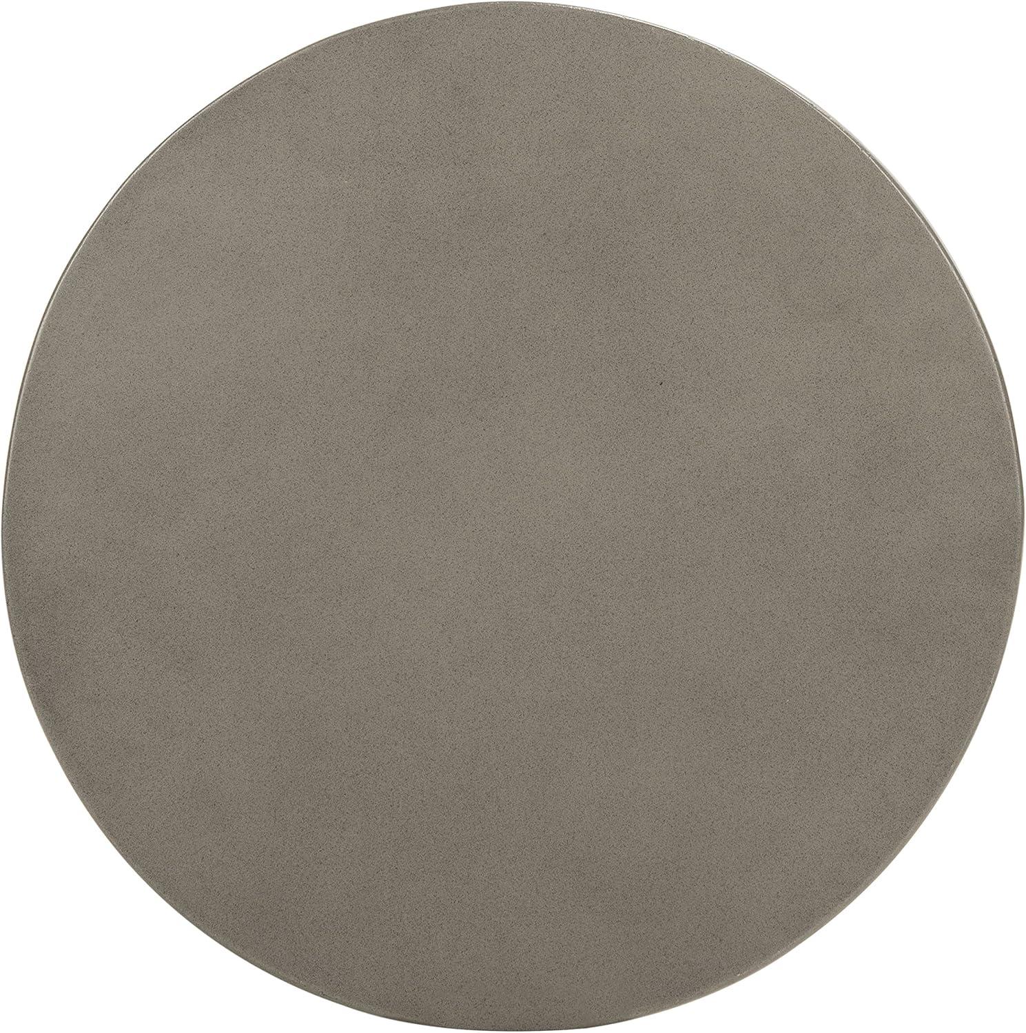 Jiraiya Concrete Accent Stool - Indoor/Outdoor - VNN1033 - Gray - Safavieh