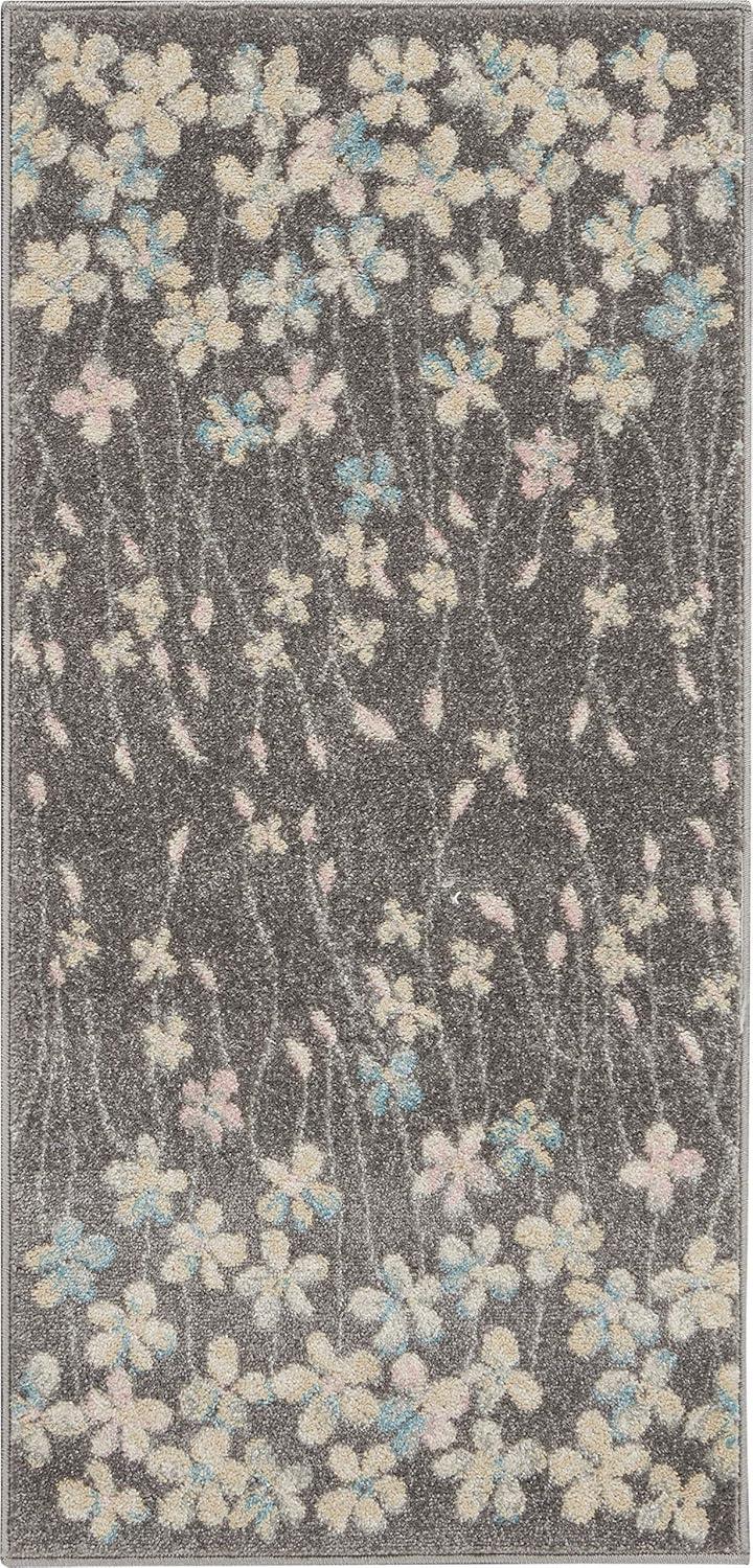 Nourison Tranquil Bohemian Botanical Bloom Area Rug