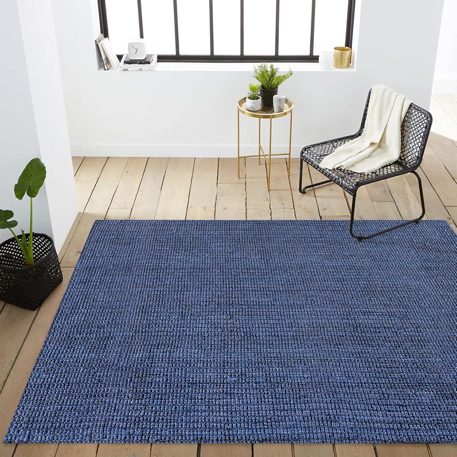 Pata Hand Woven Chunky Jute Indoor Area Rug - JONATHAN Y