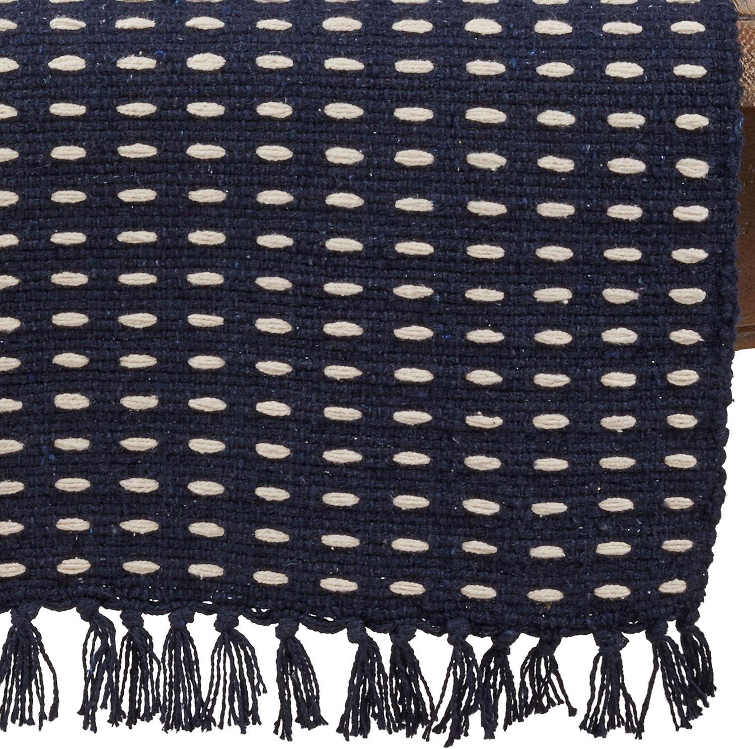 Saro Lifestyle Dashed Woven Design Runner