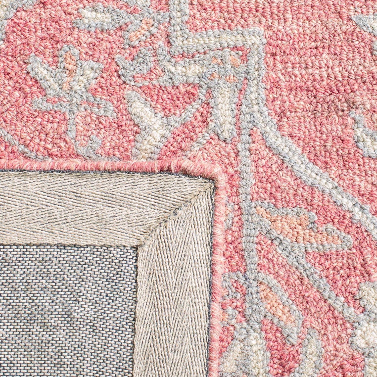 SAFAVIEH Micro-Loop Britton Oriental Area Rug, Pink/Ivory, 2'6" x 4'