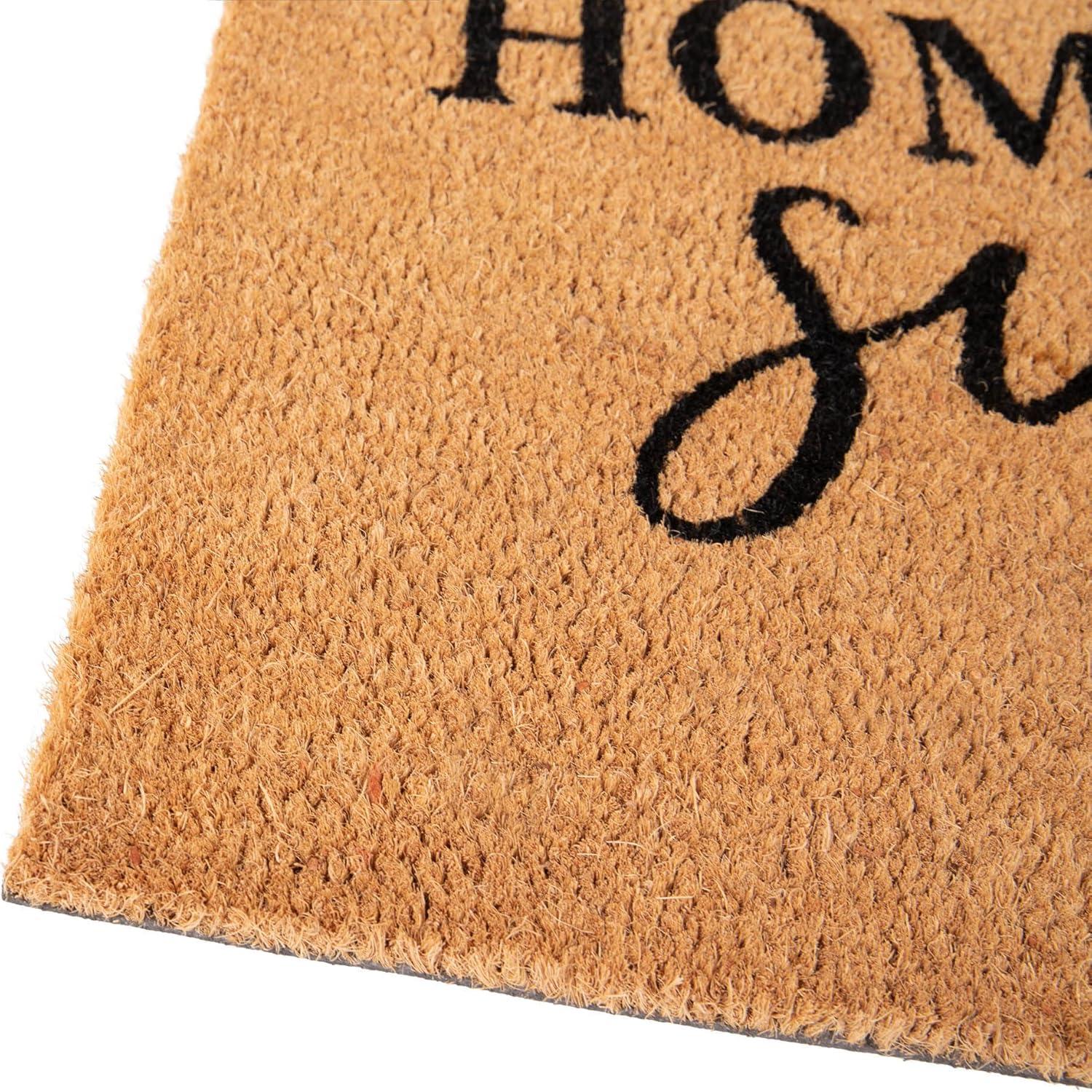 Flash Furniture Harbold 18" x 30" Indoor/Outdoor Coir Doormat with Home Sweet Home Message and Non-Slip Backing