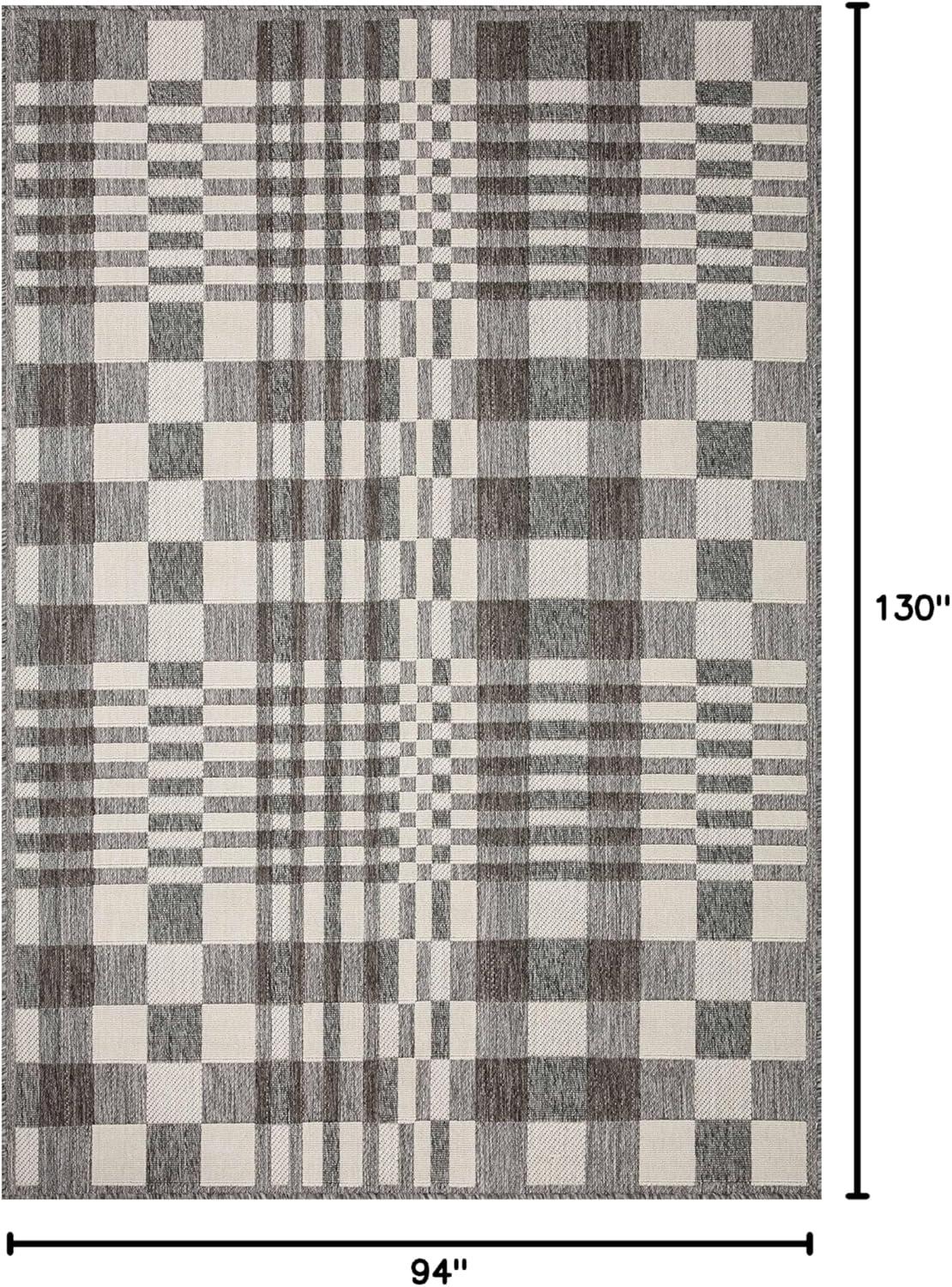 Loloi II Rainier Plaid Area Rug, 94 in x 130 in