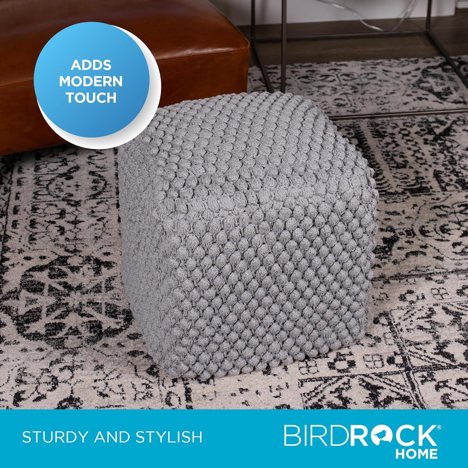 BirdRock Home Upholstered Pouf