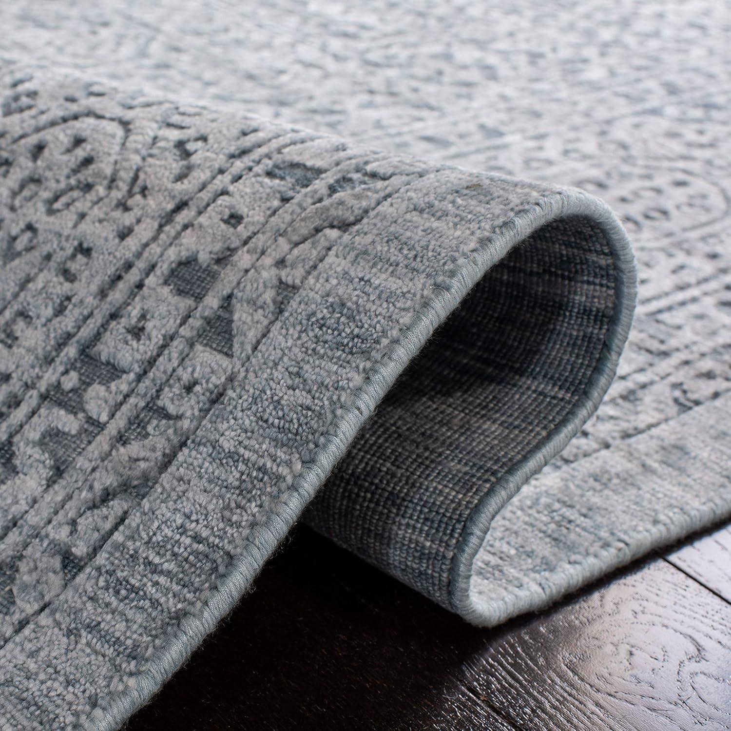 Mirage MIR502 Hand Loomed Indoor Area Rug - Sea/Blue - 9'x12' - Safavieh