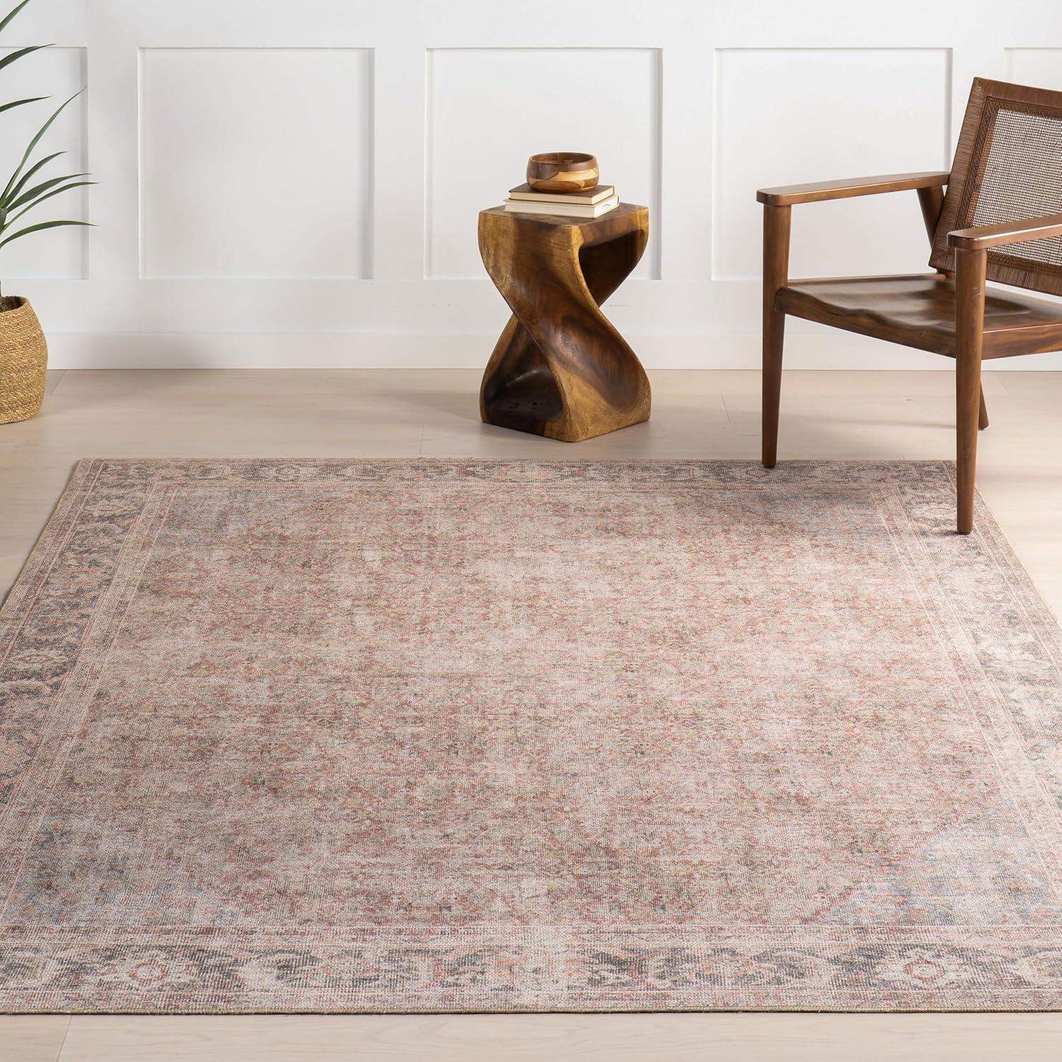 Nuloom Hillstone Collection Traditional Vintage Medallion Indoor Area Rug