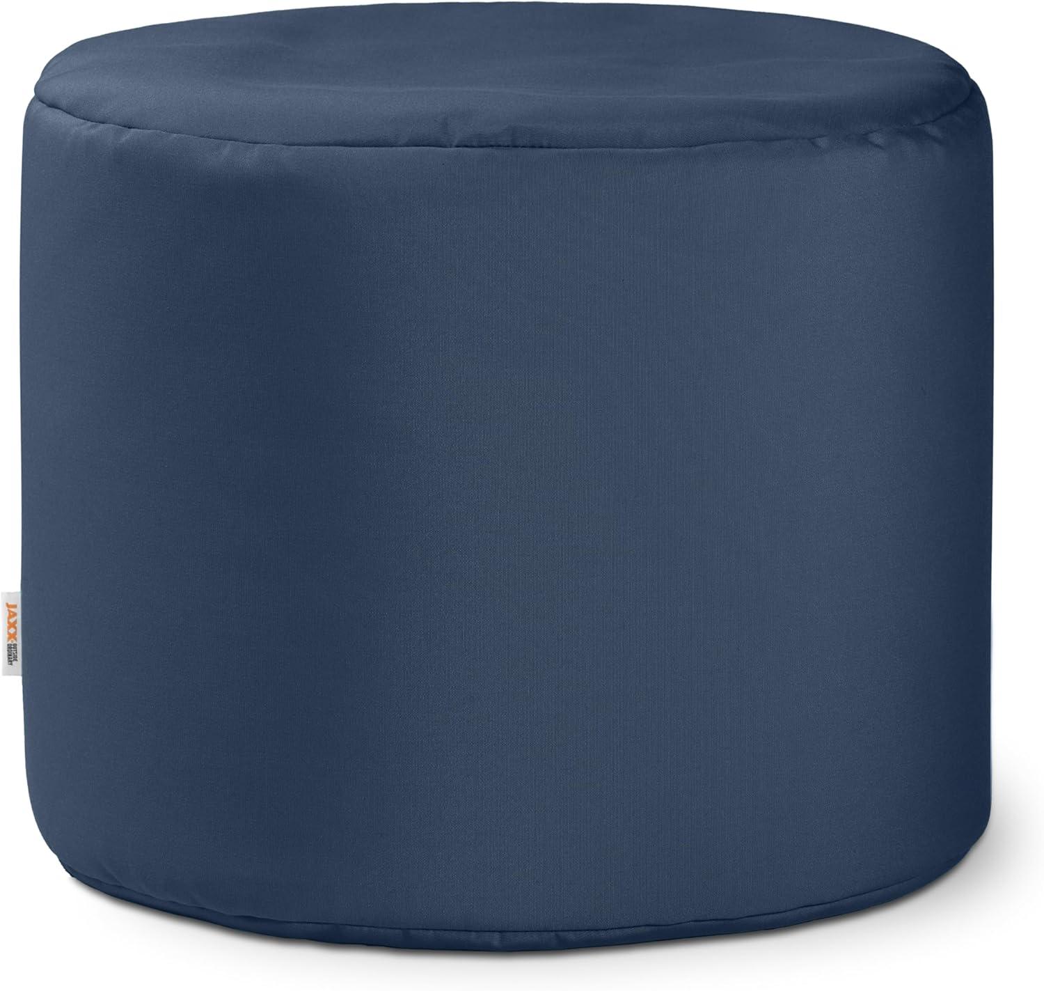 Damato Round Outdoor Pouf Ottoman
