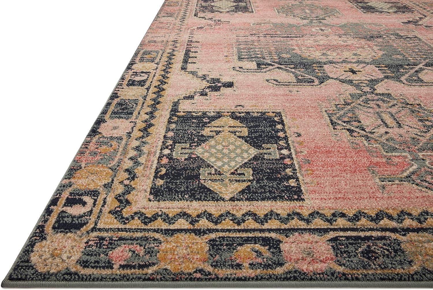 Hand-Knotted Black Synthetic 4' x 6' Oriental Rug