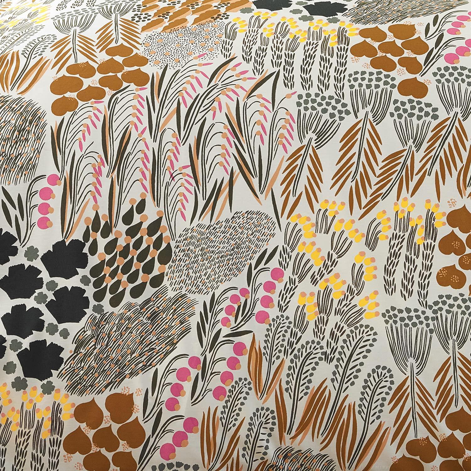 Marimekko Marimekko Pieni Letto Brown Cotton Comforter Set
