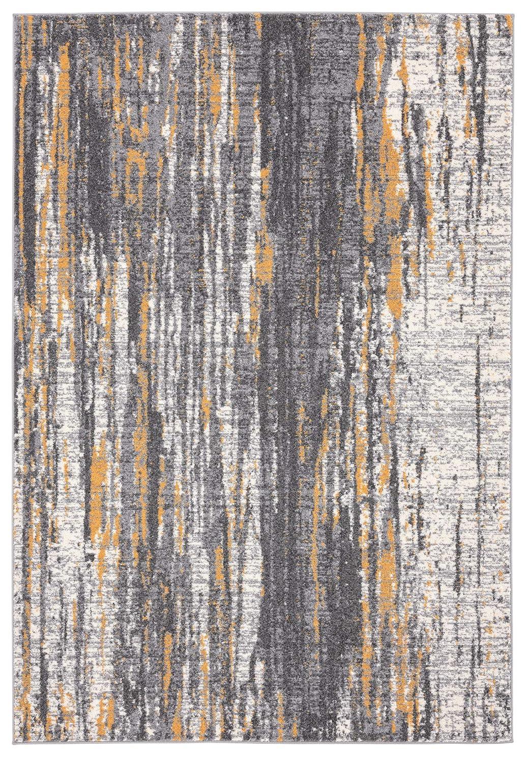 Abani Laguna 7'9"W x 10' 2"D LAG110B Alfombra Gris Moderna