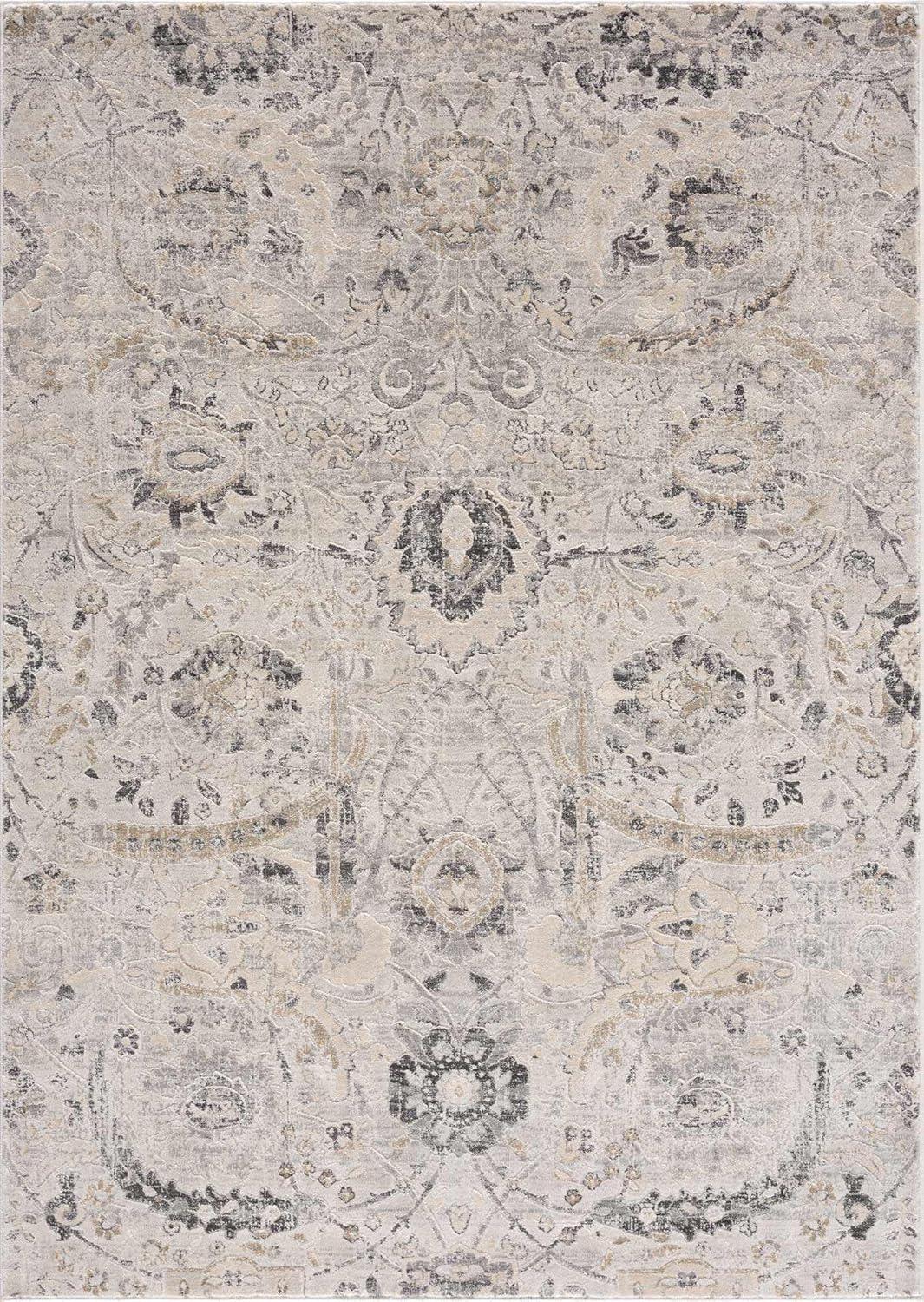 Hauteloom Rectangle Area Rug   Charcoal
