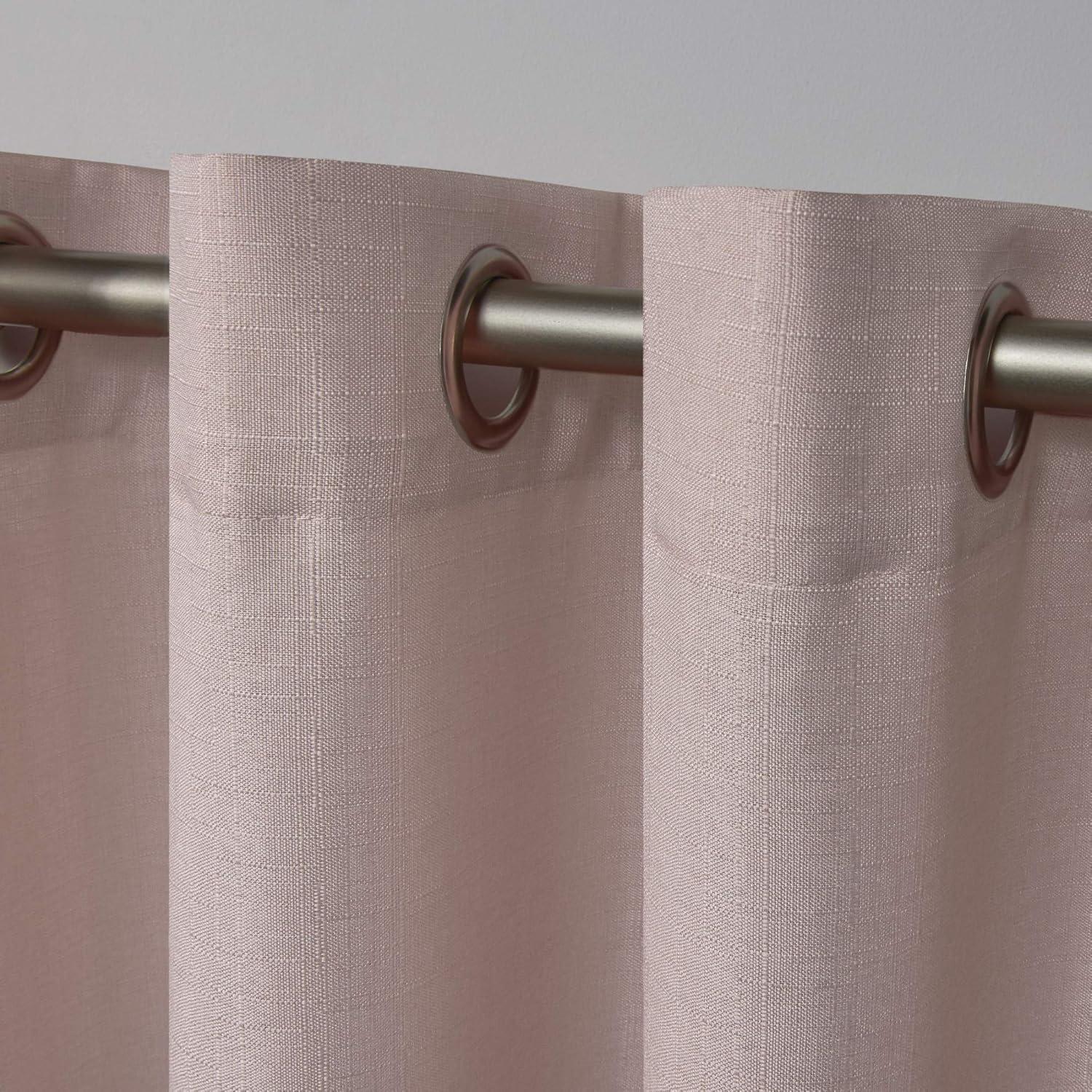 Set of 2 Loha Linen Window Curtain Panel - Exclusive Home™