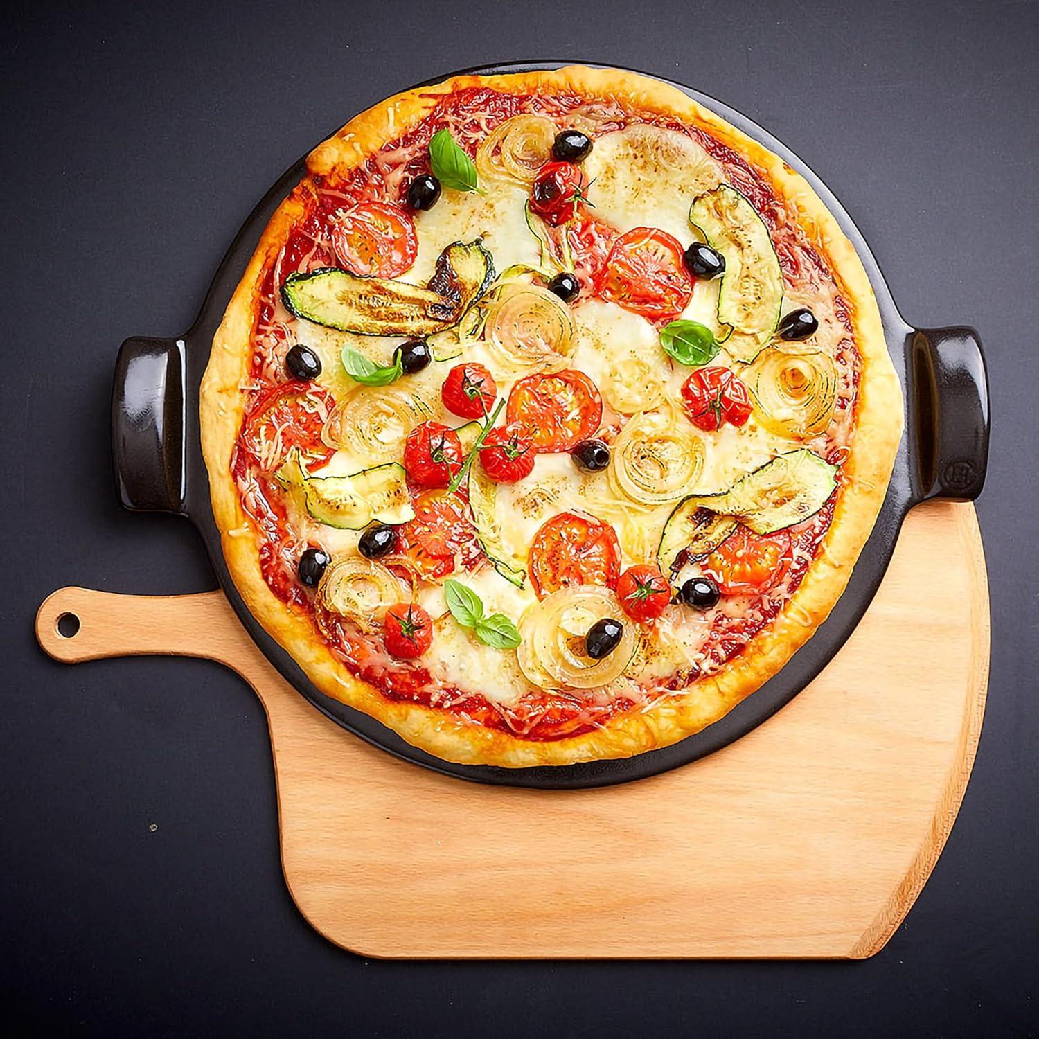 Emile Henry Italian Beechwood Pizza Peel, 18" x 13"