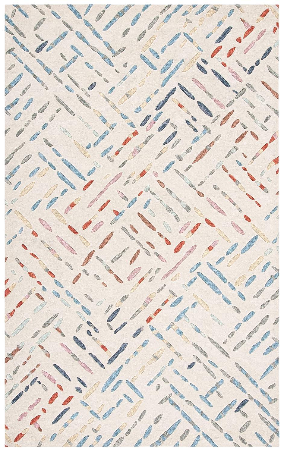 Charters Towers Abstract Handmade Tufted Wool Area Rug