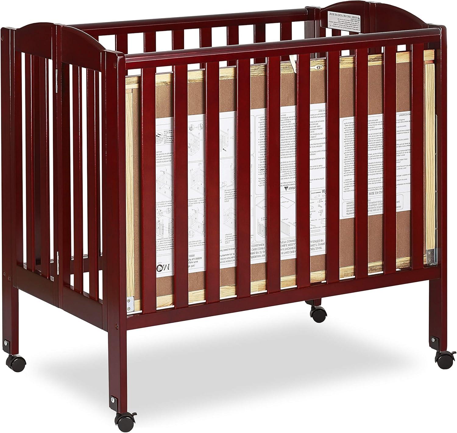 Dream On Me 3 in 1 Portable Folding Stationary Side Crib