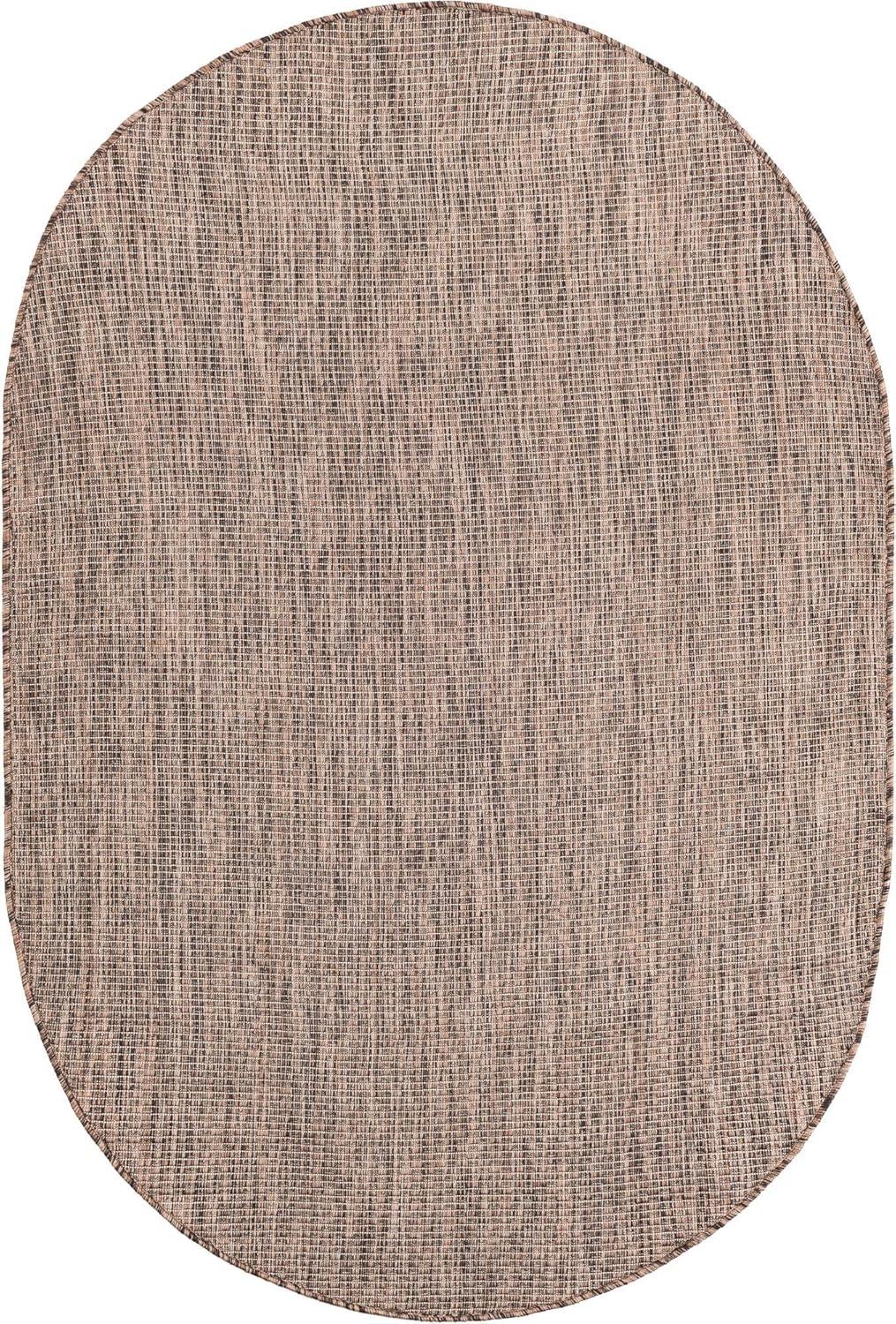 Unique Loom Outdoor Solid Solid Woven Area Rug